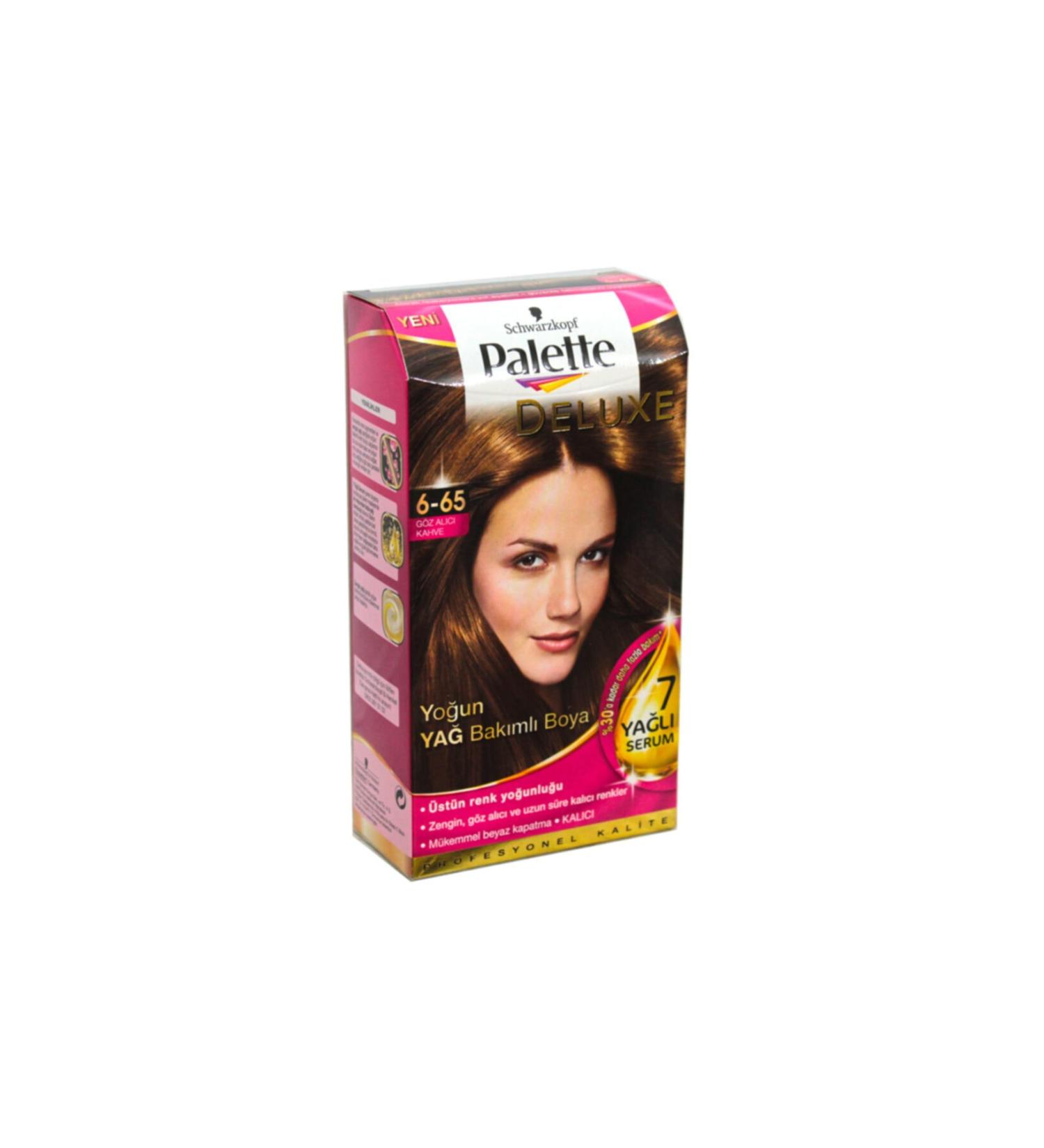 Palette Deluxe Glamorous Brown (6-65) Kit Hair Dye