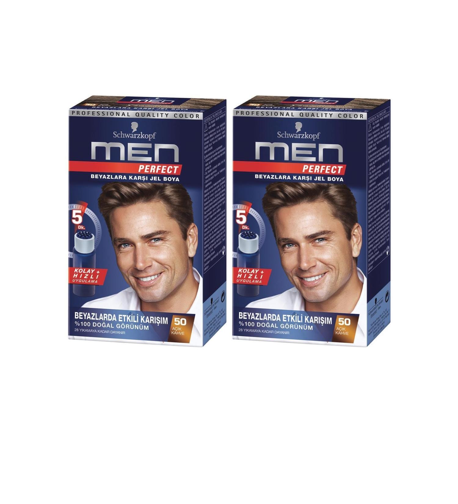 Schwarzkopf Perfect Men 60 Brown Hair Dye X 2 Pieces