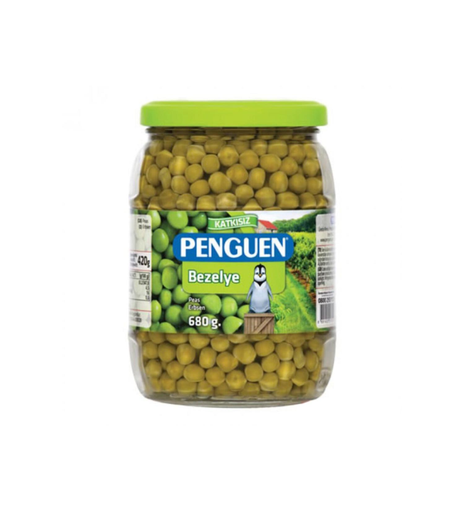 Penguin Peas Glass 680 gr - 12 Piece Box