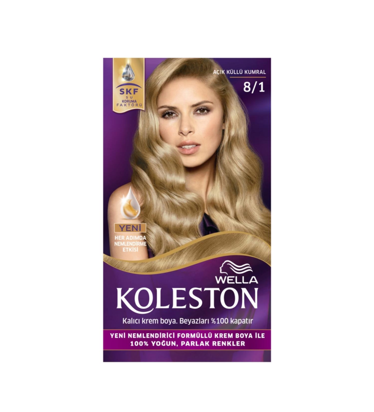 Wella Koleston 8/1 Kit Paint Light Ash Blonde 8681655346472 - Buy Online on GoSupps.com