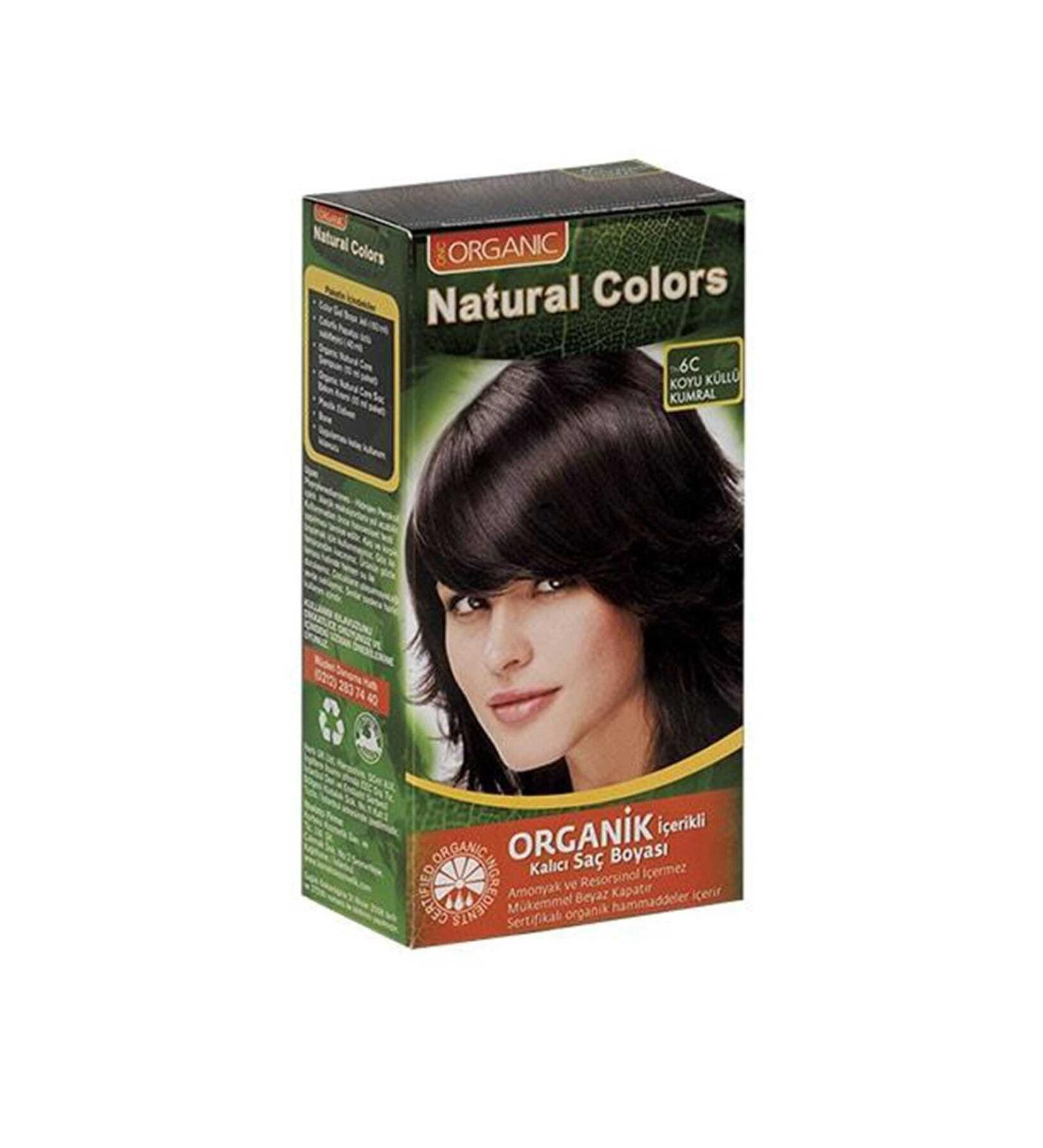 Organic Natural Colors 6c Dark Ash Blonde Organic Hair Dye