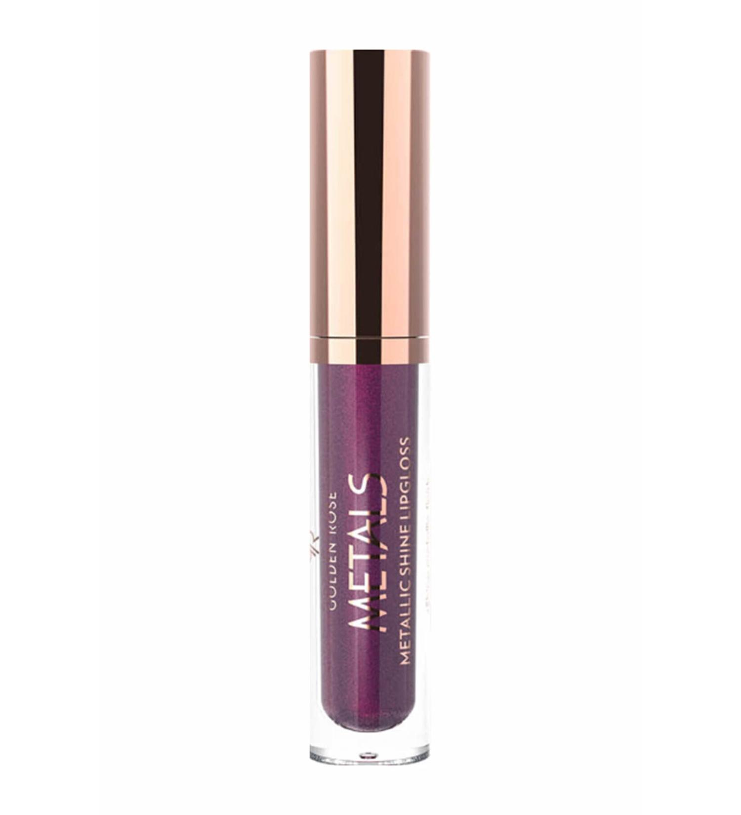 Golden Rose Metallic Shine Lipgloss - Metals Metallic Shine Lipgloss No: 07 Wine Red 8691190264079