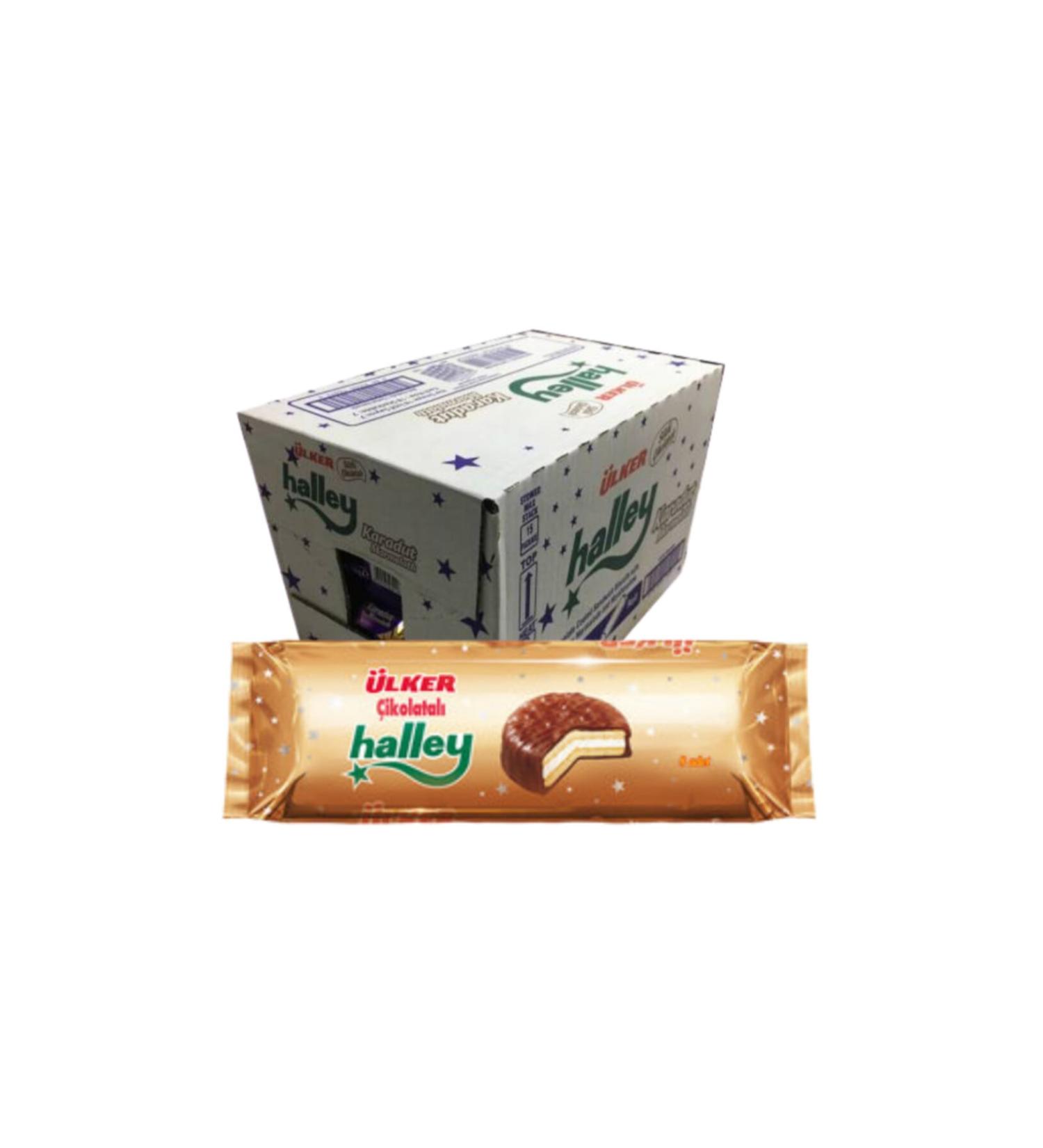 Ulker Halley Sandwich Biscuit Multipack / 8 / 240 Gr / 12 Packs