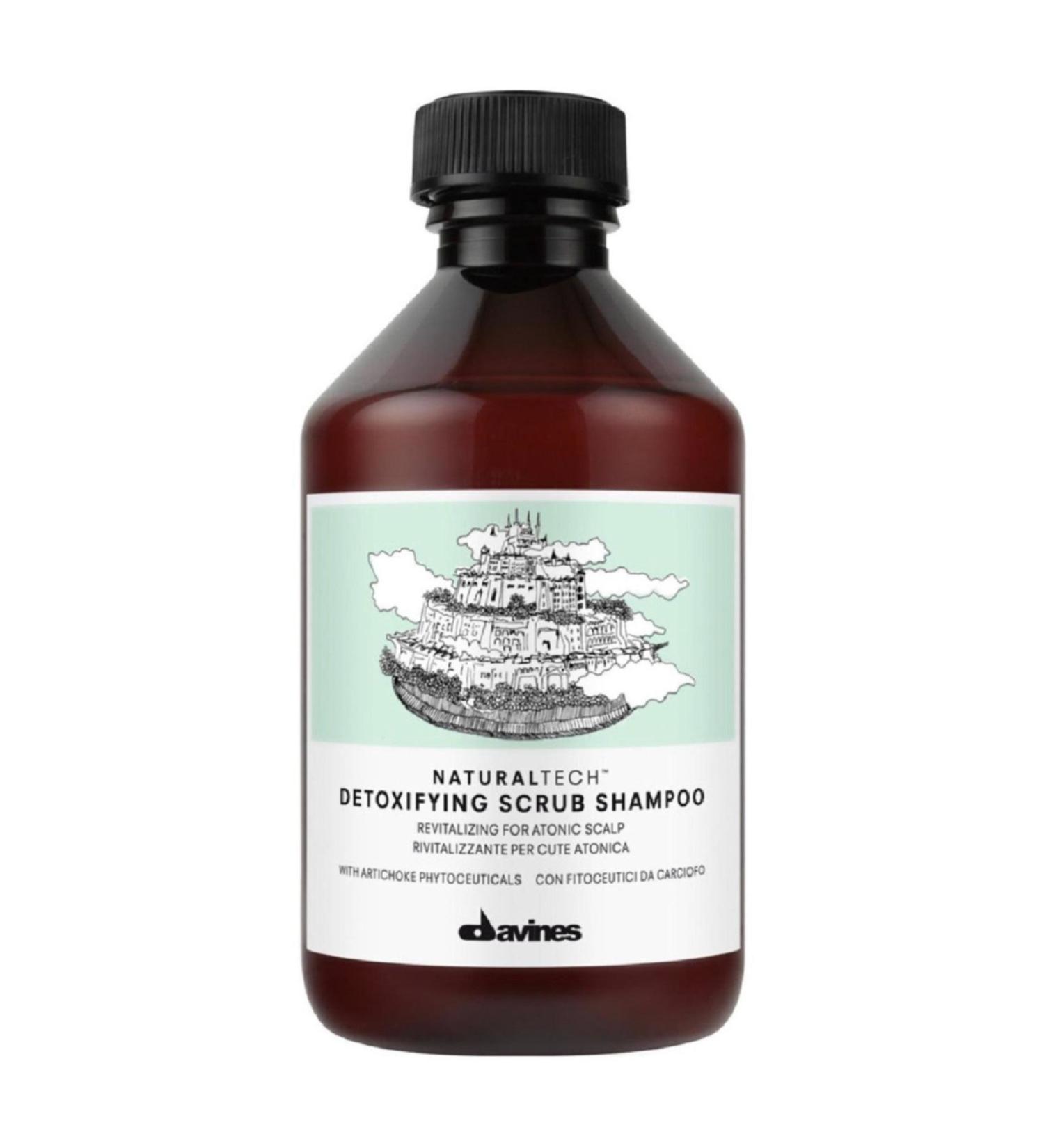 Davines Detoxifying Scrub Shampoo - Purifying Detox Shampoo 250ml