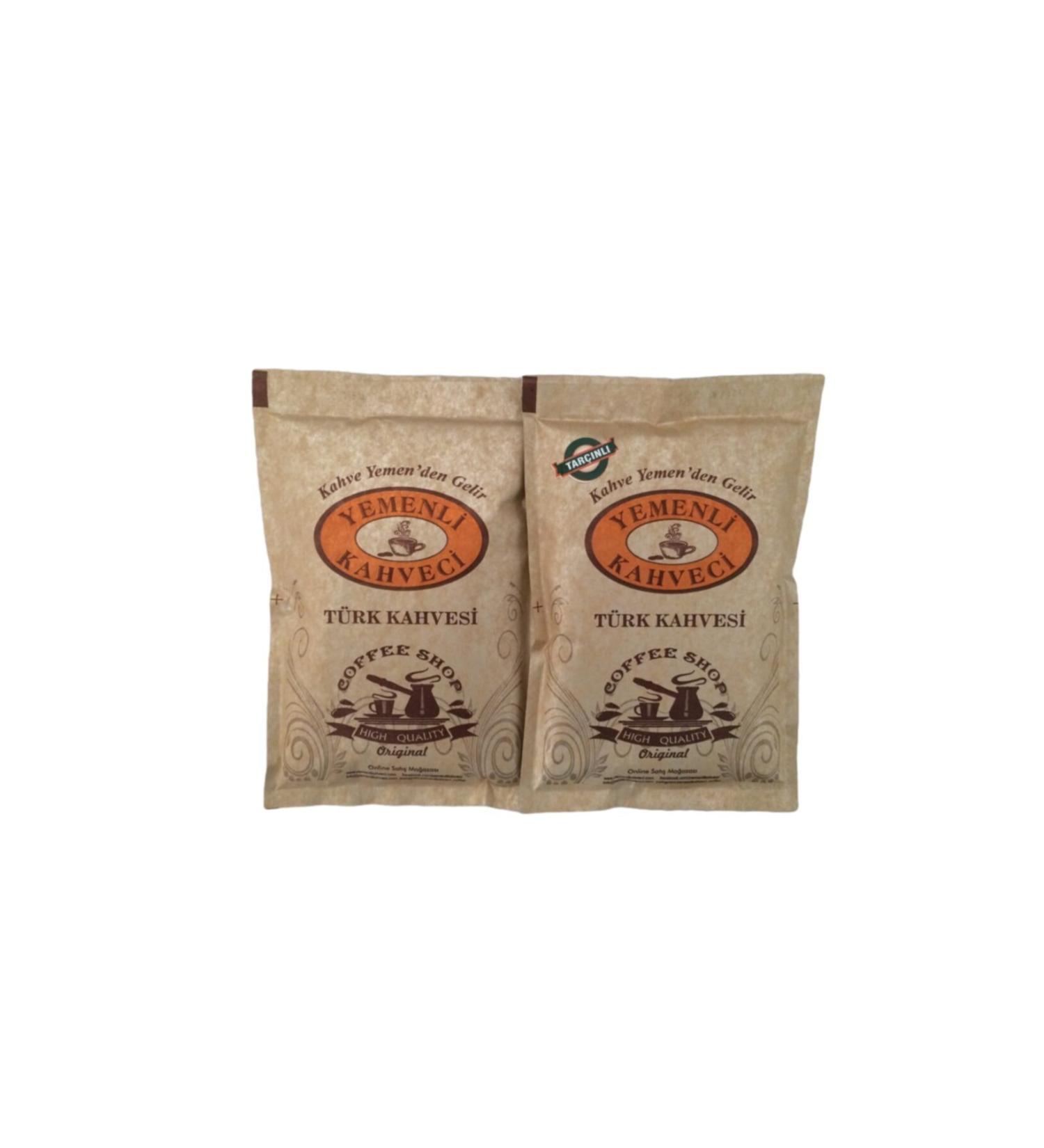 YEMENLI KAHVEC Turkish Coffee + Cinnamon Coffee (2X100GR)