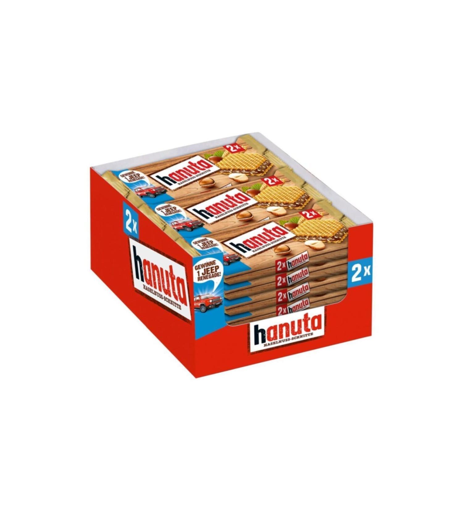 Hanuta 44 gr 2-Pack Wafers - 18 Pieces (1 Box)