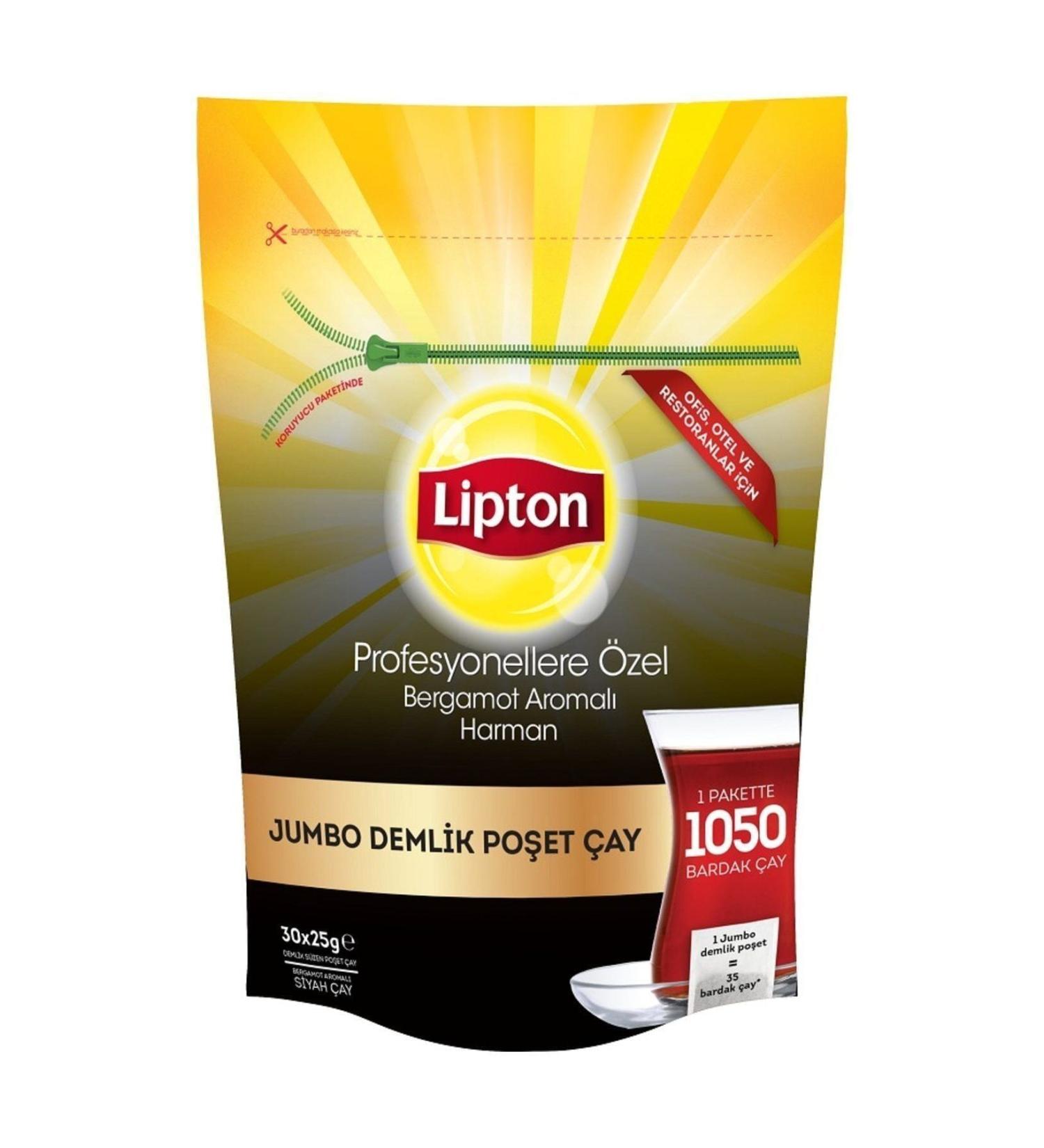 Lipton Professionals Jumbo Teapot Tea Bag 30x25gr