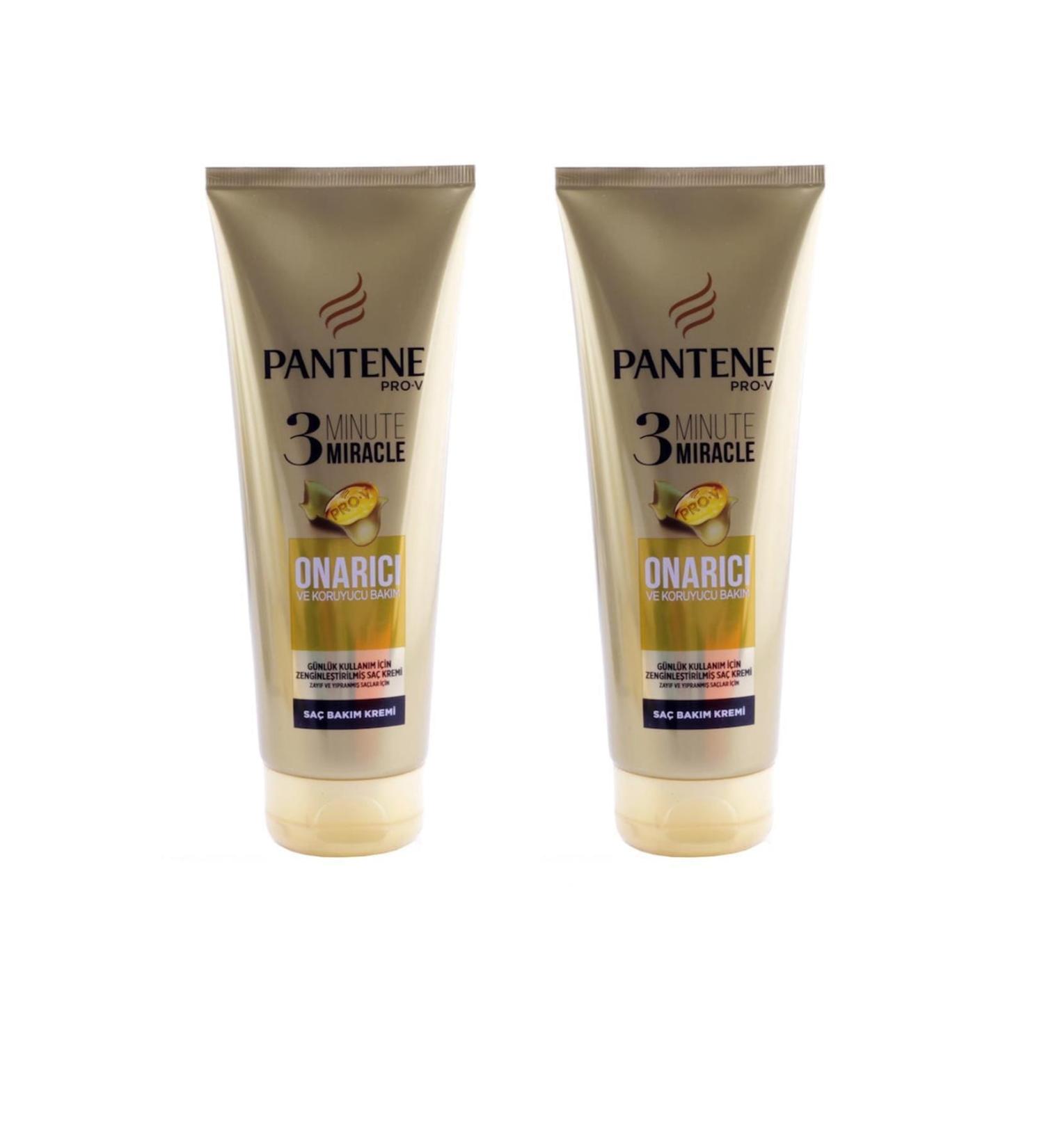 Pantene 3 Minute Miracle Hair Care Conditioner Repair Protector x2 pieces