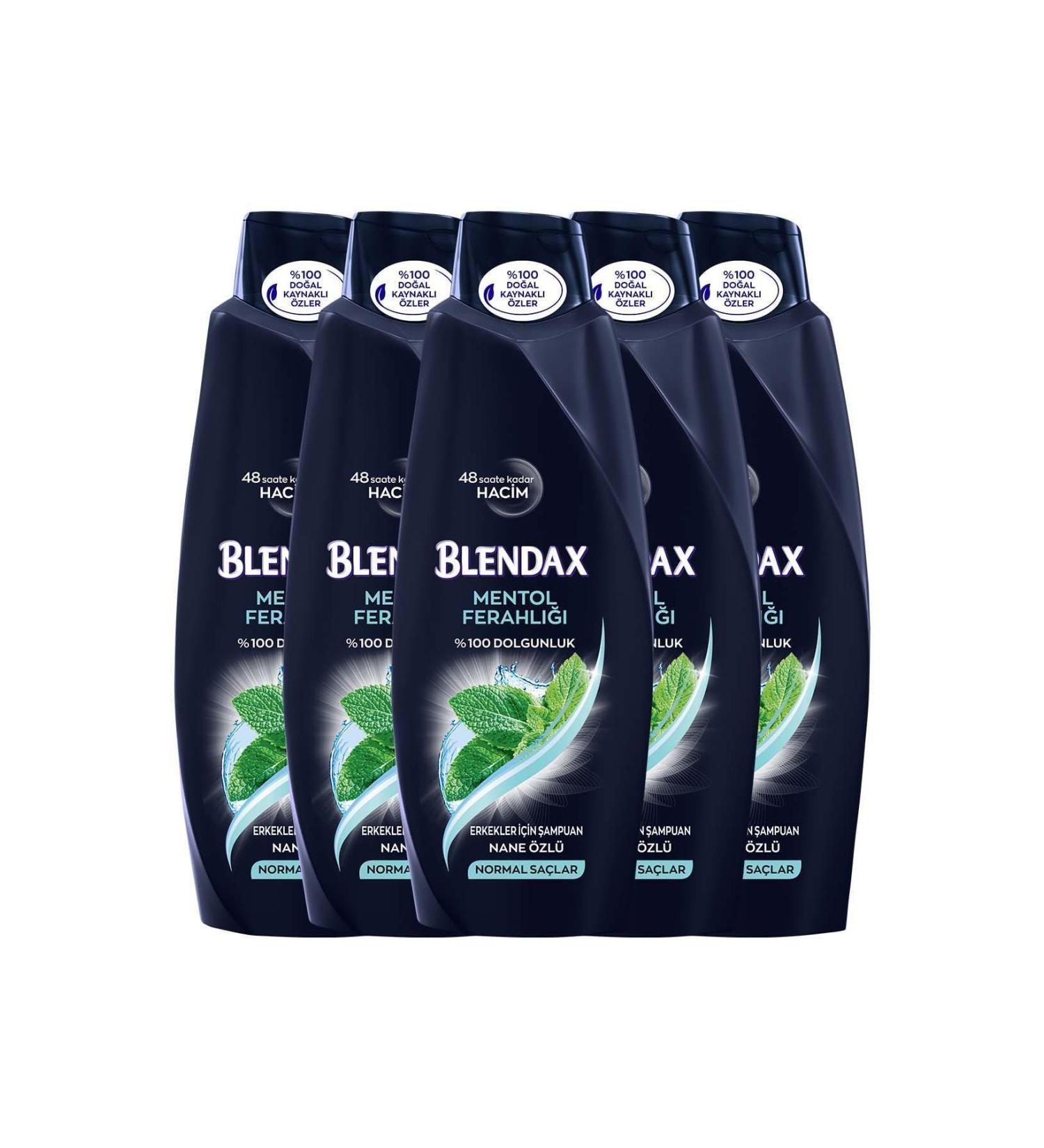 Blendax Men Menthol Shampoo 550 ml x 5