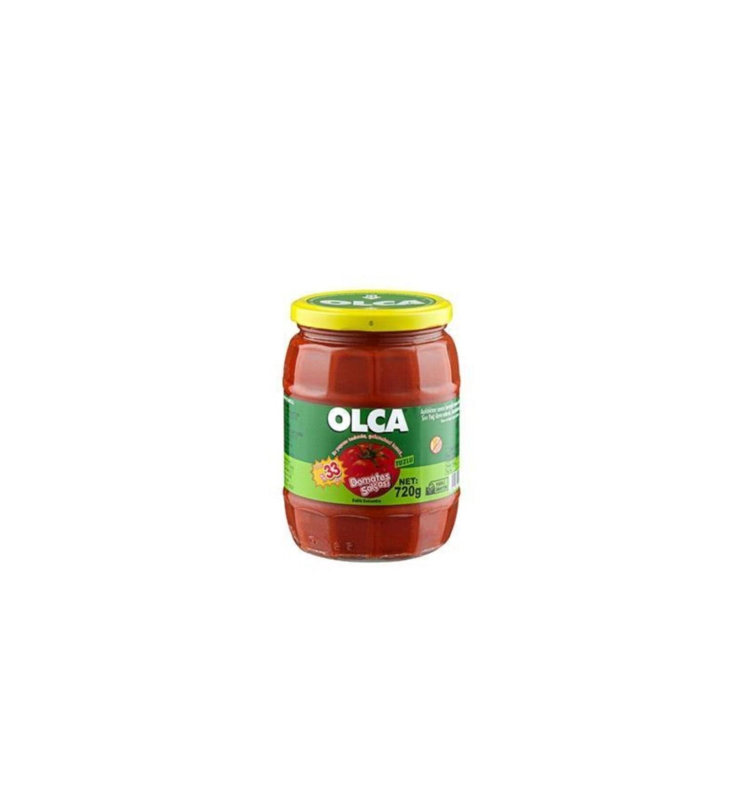 Olca Tomato Paste Glass Jar 720 Grams