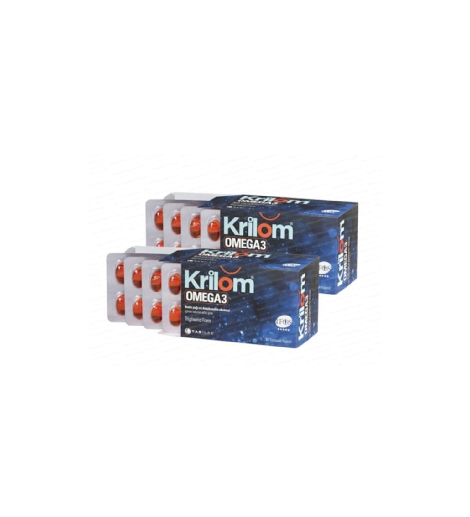 Krilom Omega 3 50 Softgels 2 Pack