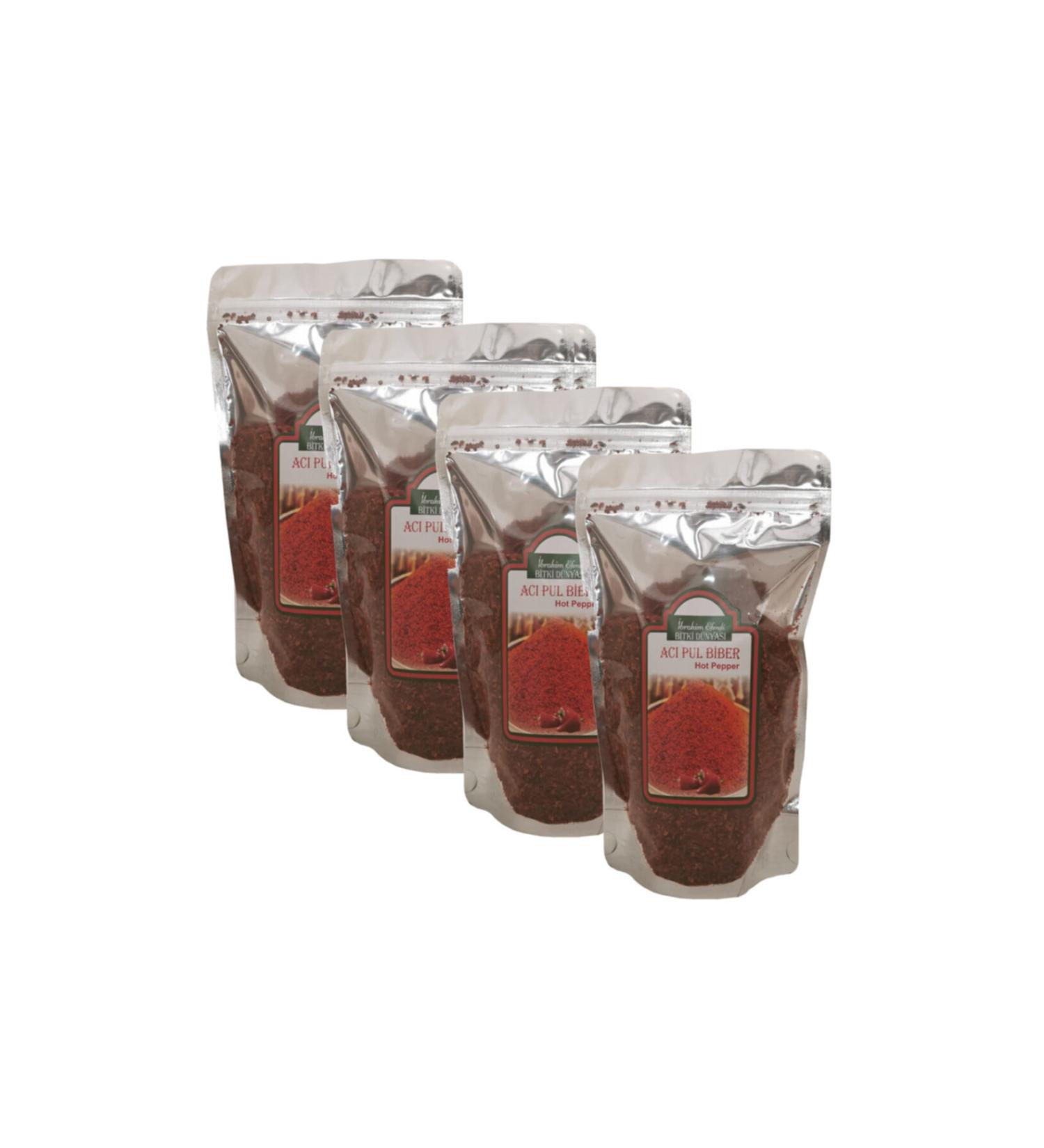 brahim Efendi Hot Pepper Flakes 100 Gr. Pack of 4