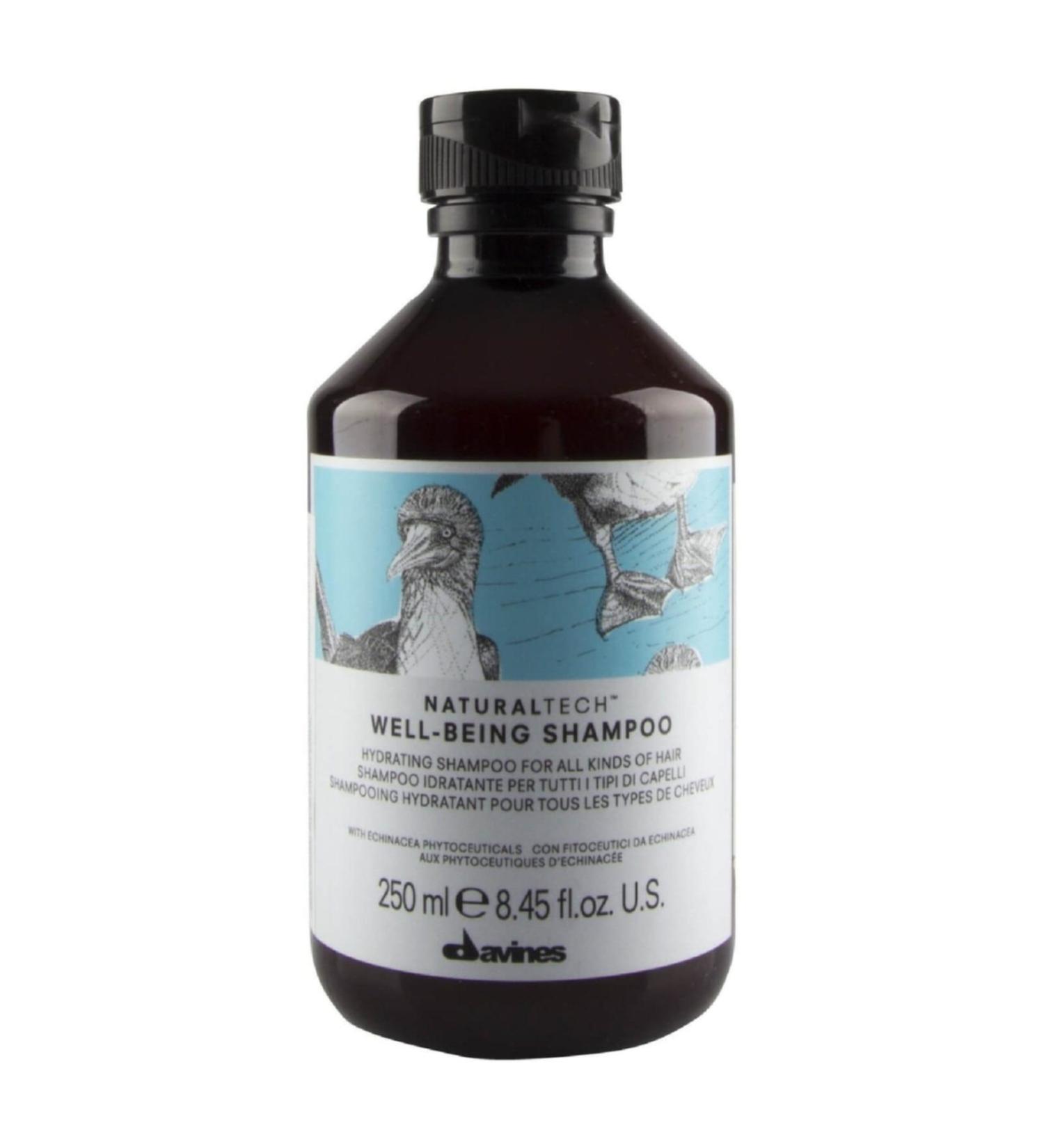 Davines Well Being Shampoo - Moisturizing and Protective Shampoo for All Hair Types 250 ml