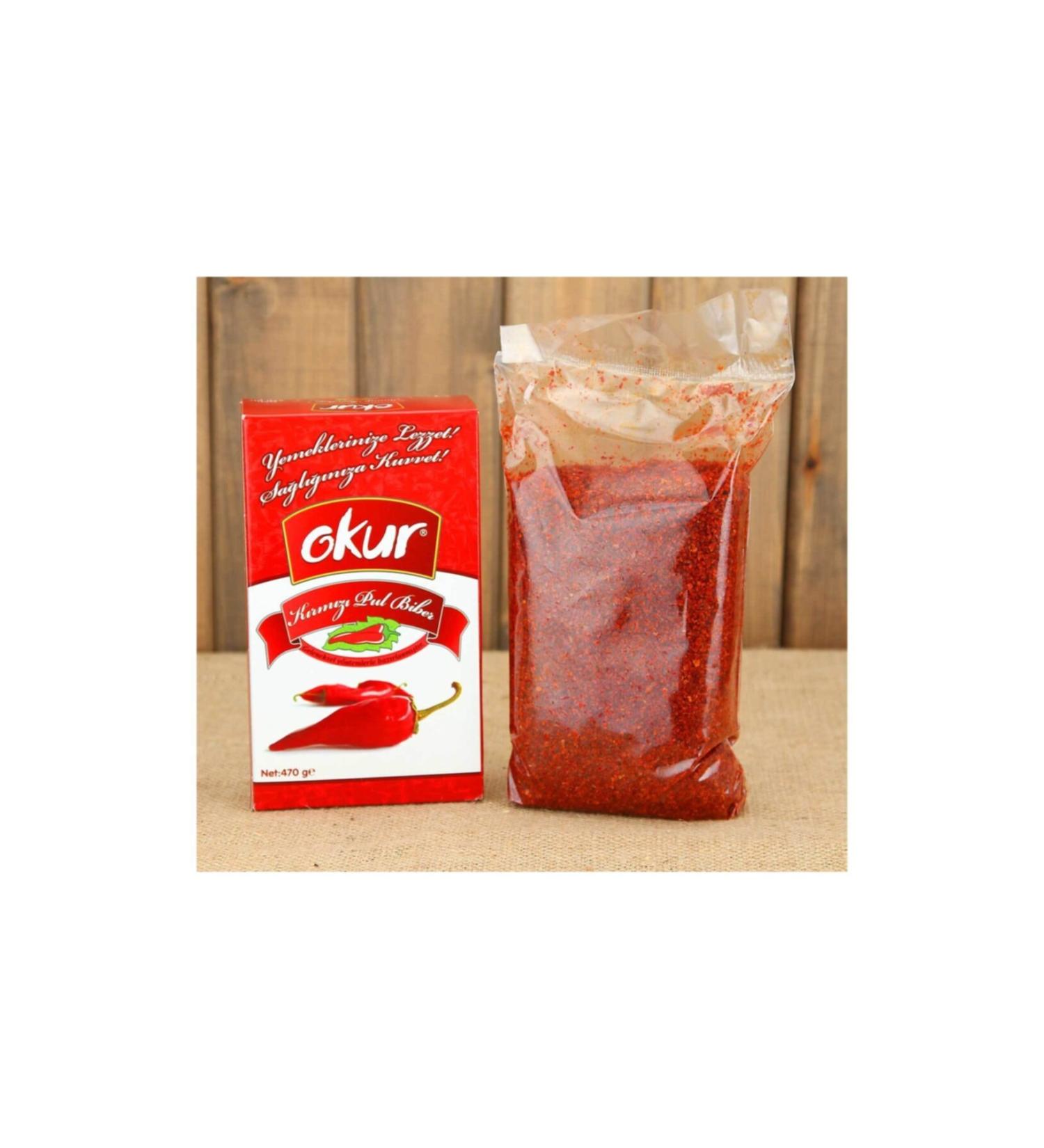 Okur Kahramanmara Thin Leaf Pepper - Okur Pepper 470 gr