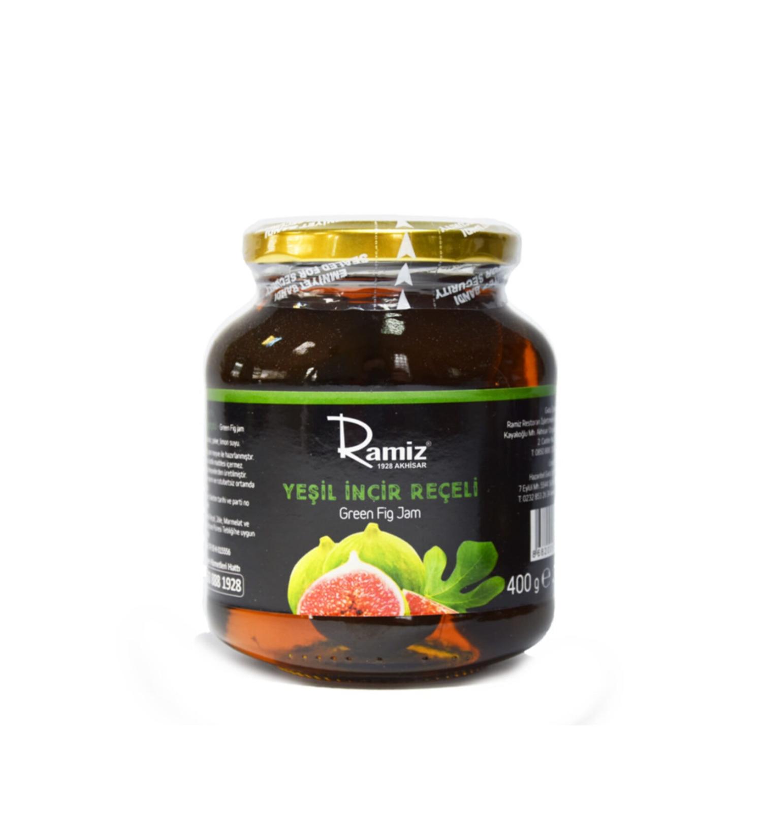 Ramiz Natural Additive-Free Green Fig Jam 380 Gr.