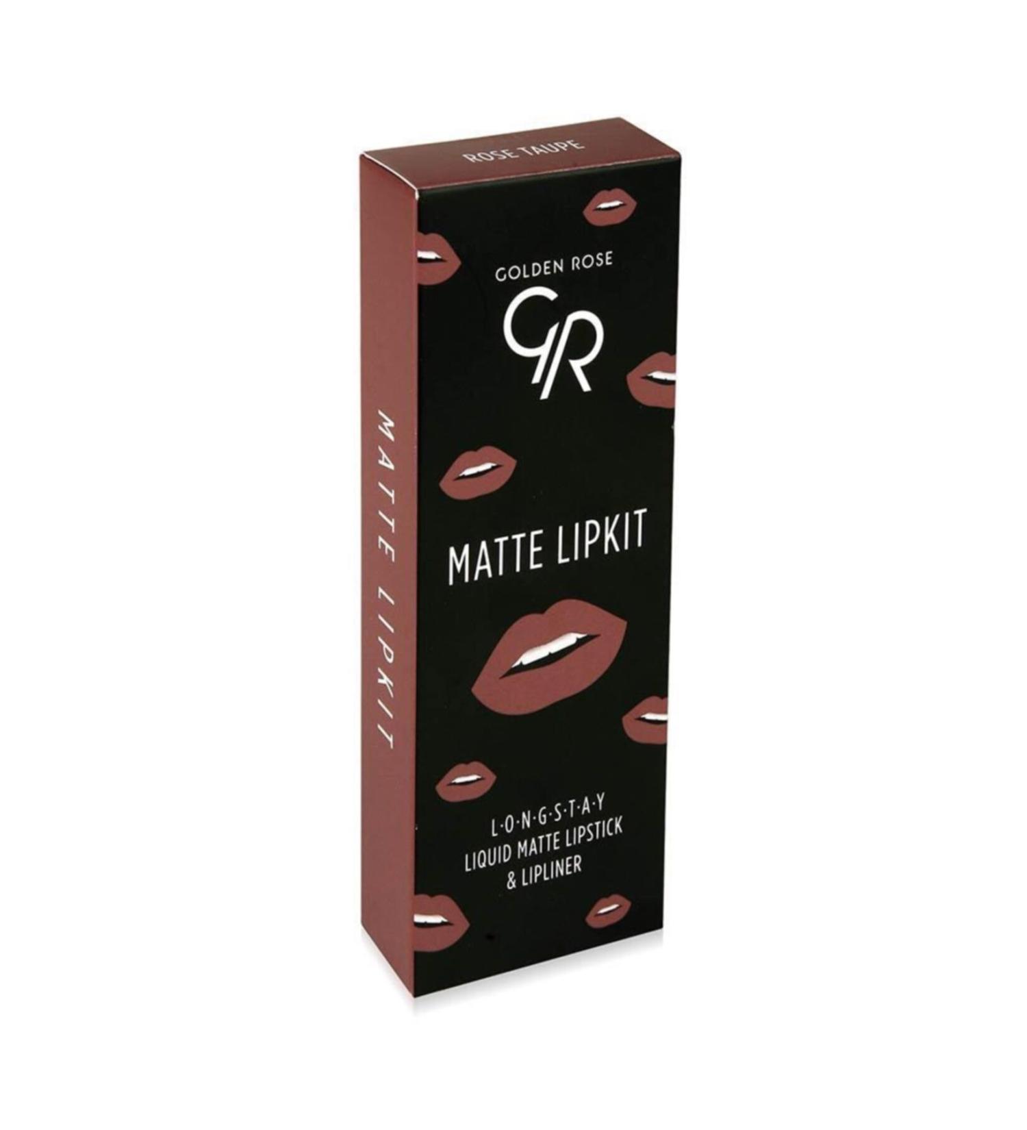 Golden Rose Matte Lip Kit Rose Taupe Lipkit