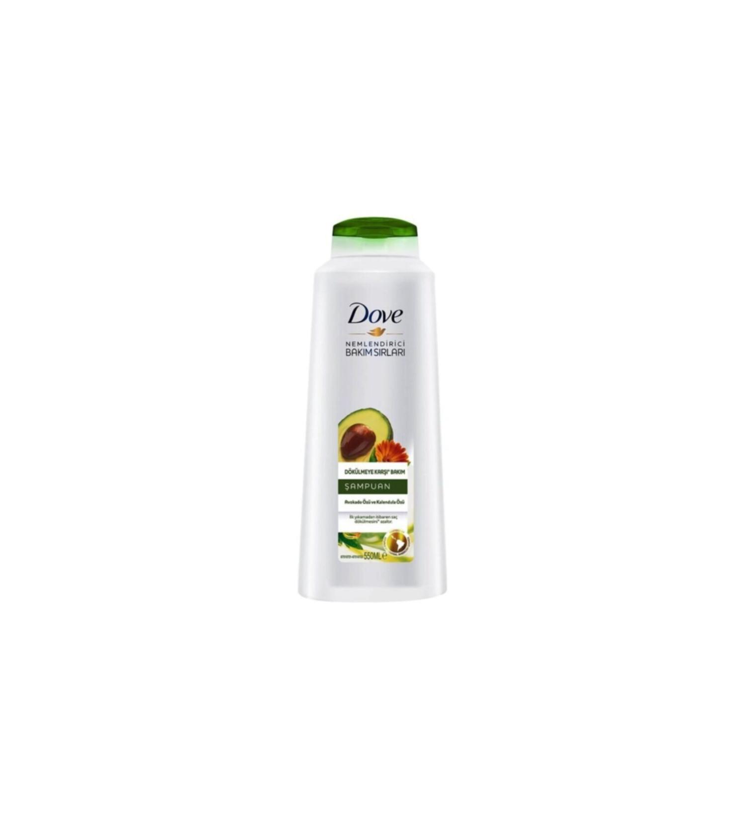 Dove Avocado & Calendula Extract Shampoo 550 ml