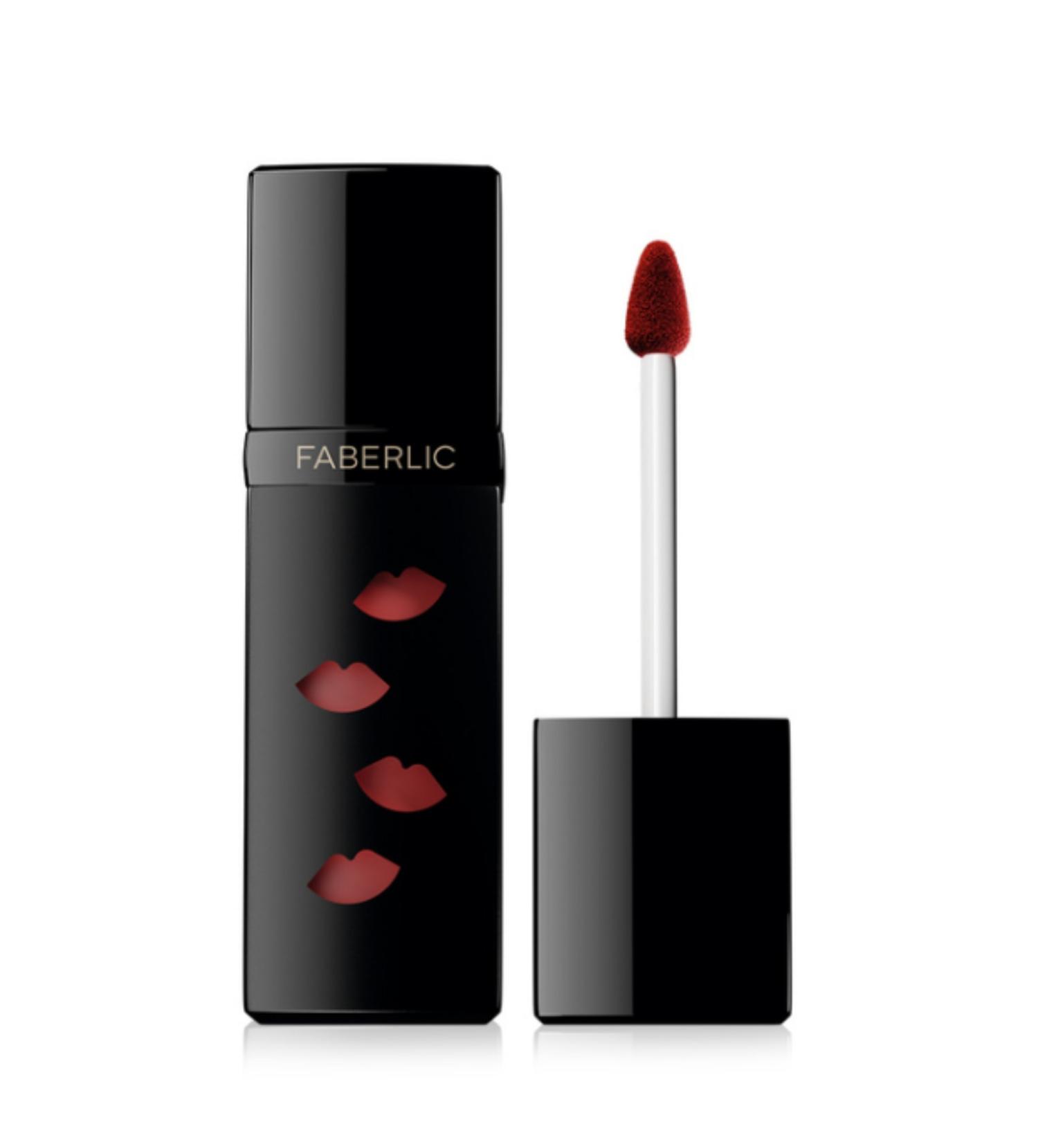 Faberlic Lip Code Shimmering Liquid Lipstick Nude Peach