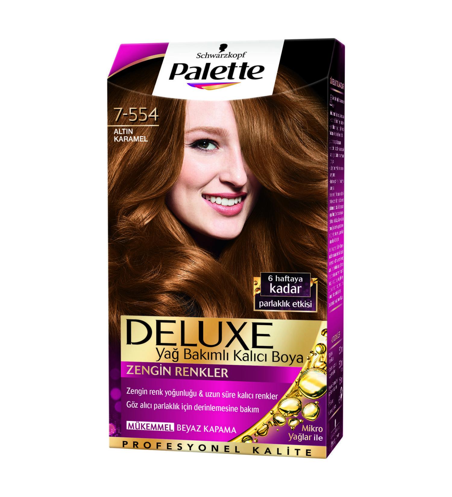 Palette Deluxe Hair Dye Caramel 7-55