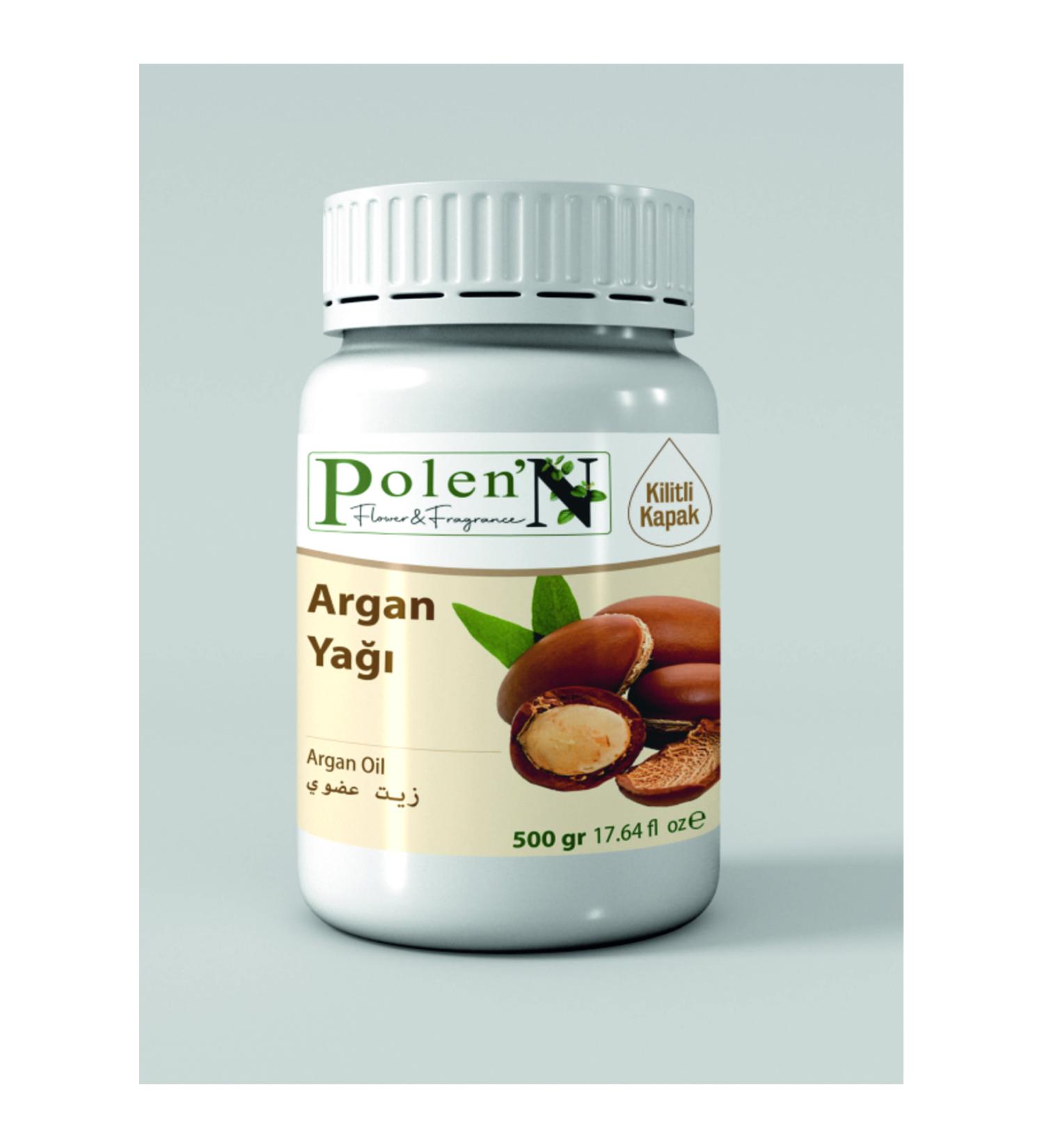 pollen'n flower&fragrance Argan Oil 500 Gr. Pure Raw Material