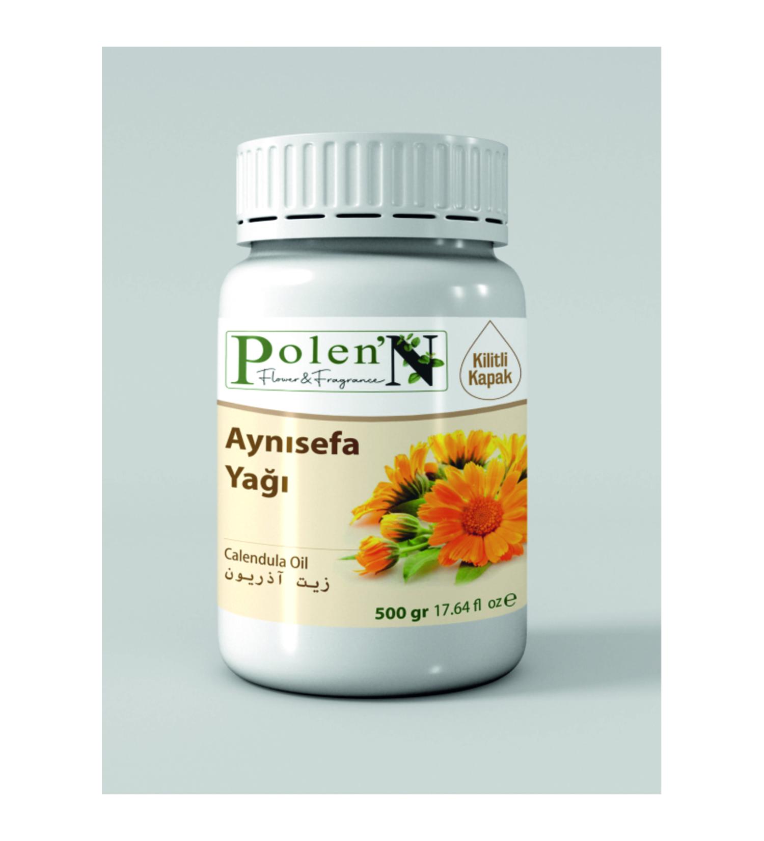 pollen'n flower&fragrance Calendula Oil 500 Gr. Pure Raw Material
