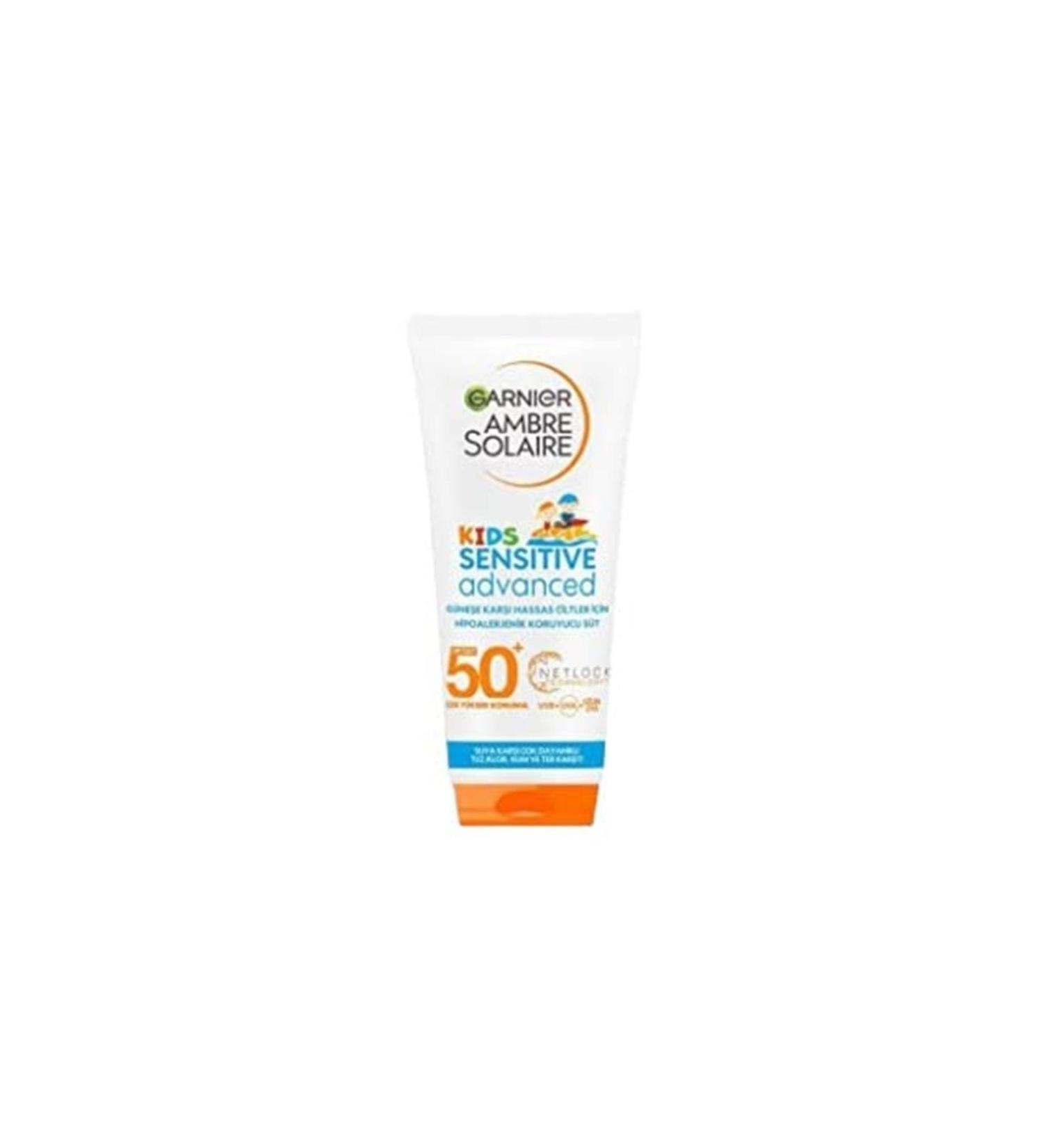Garnier Ambre Solaire Sensitive Advanced Children's Milk Gkf50+ 200ml