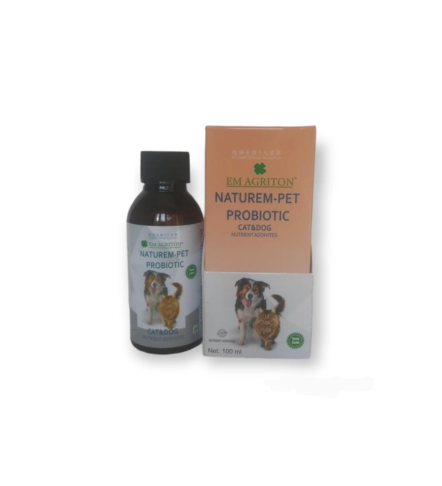 Naturem.pet Cat & Dog Liquid Probiotic Active & Live 100ml