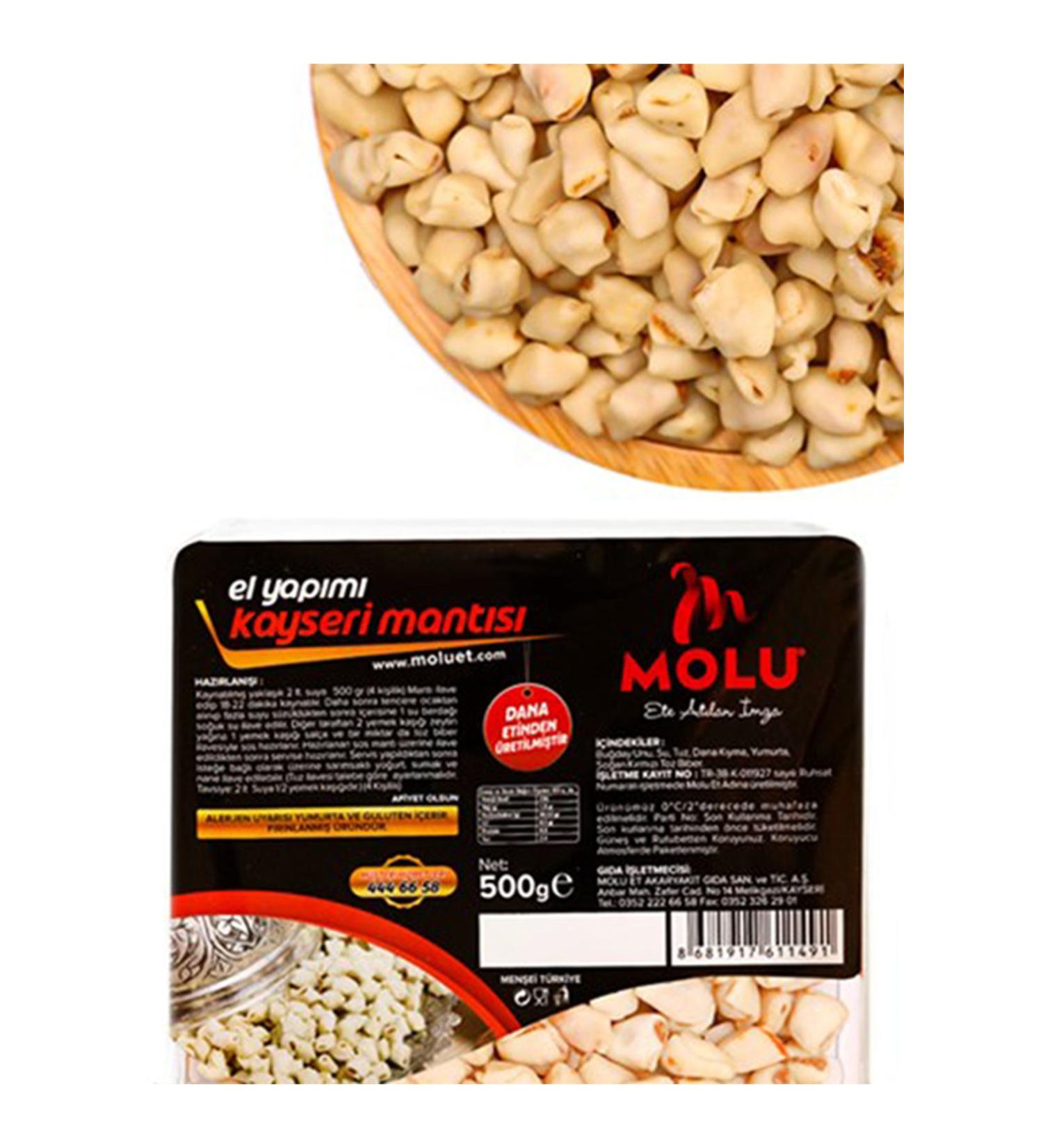 Molu Handmade Kayseri Ravioli 500 Gr. - Buy Online on GoSupps.com