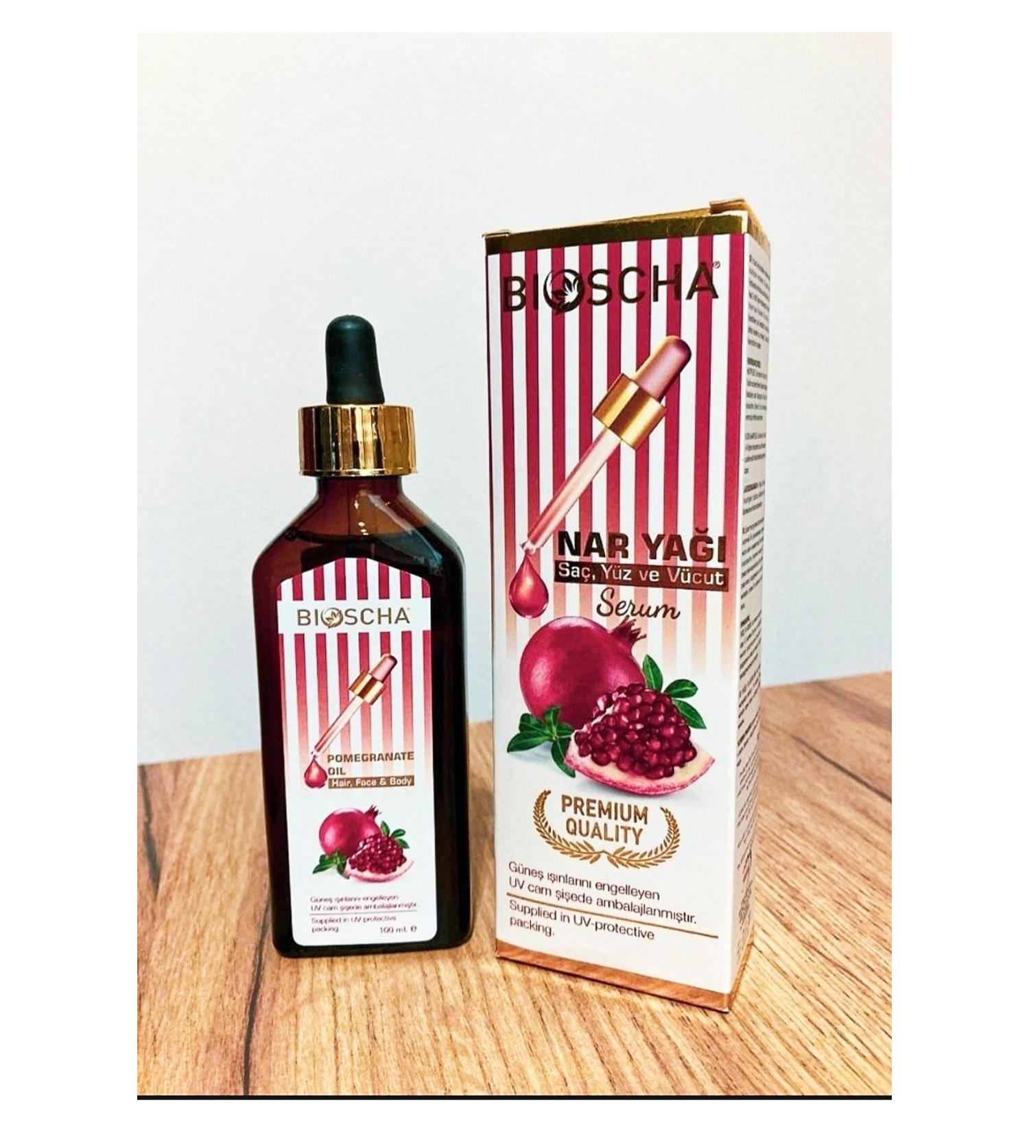 Bioscha Hand Face and Body Pomegranate Oil 100 Ml