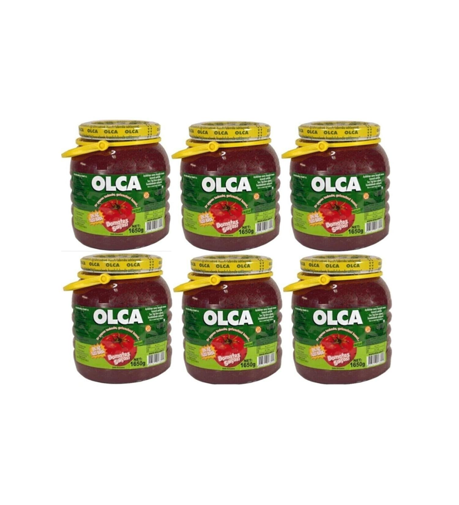 Olca Tomato Paste 1600gr 33 Brix X 6 Pieces