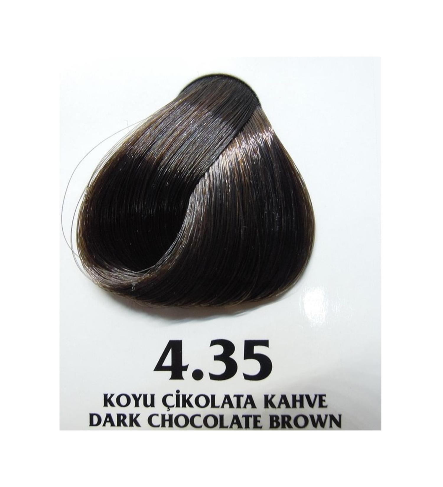 Clemency Farmavita Hair Dye Dark Chocolate Brown 4.35 60gr.