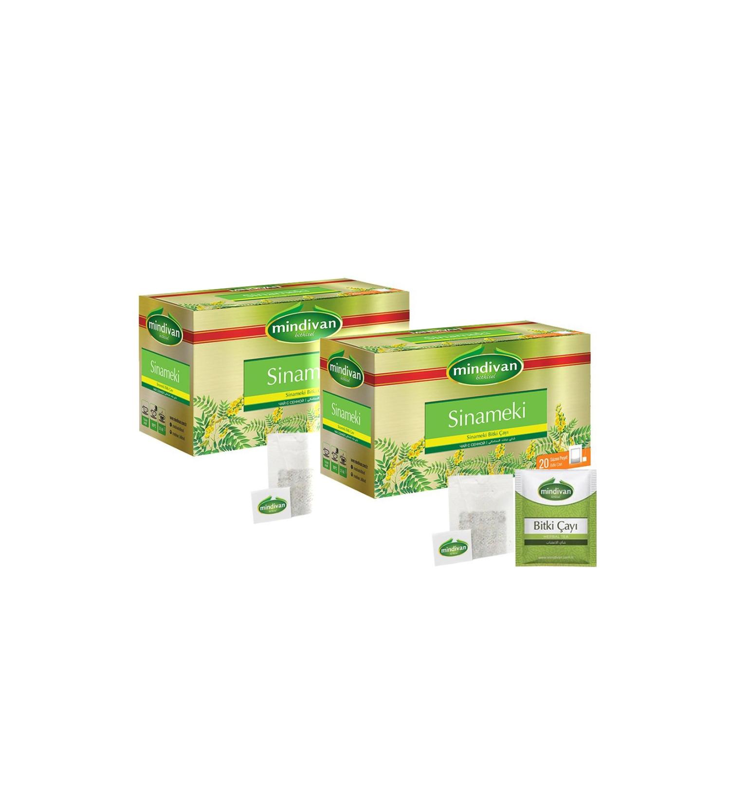 Mindivan Senna Tea 20 Herbal Tea X 2 Pieces