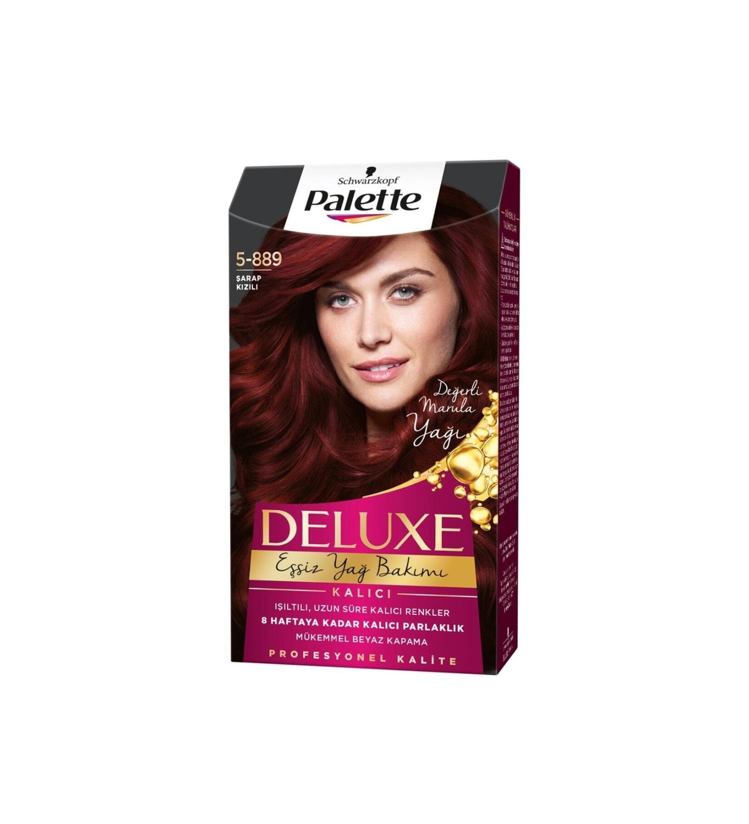 Palette Deluxe Hair Dye Wine Red 5-889 115 Ml