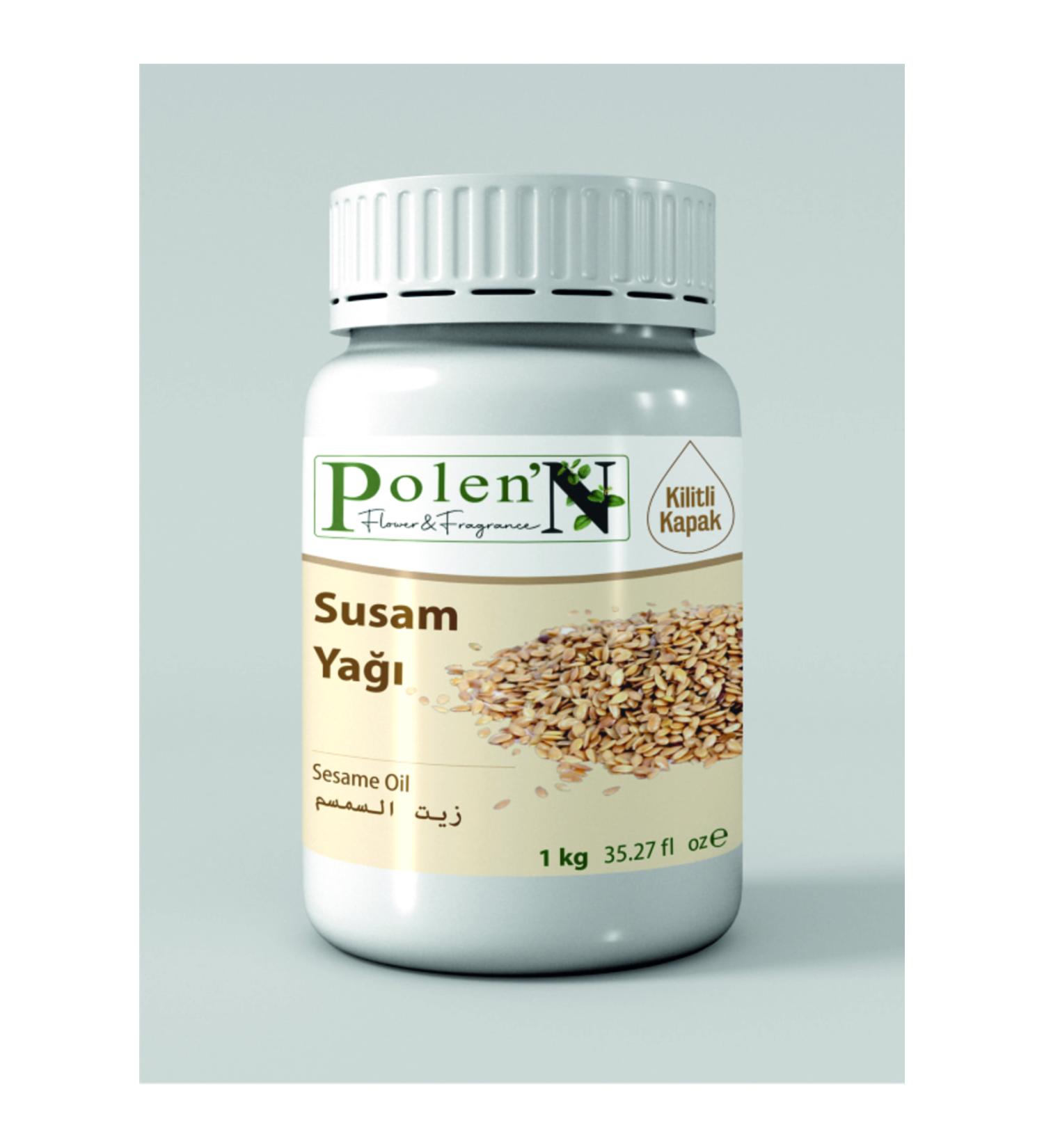 pollen'n flower&fragrance Sesame Oil 1 Kg 1 Lt Pure Raw Material