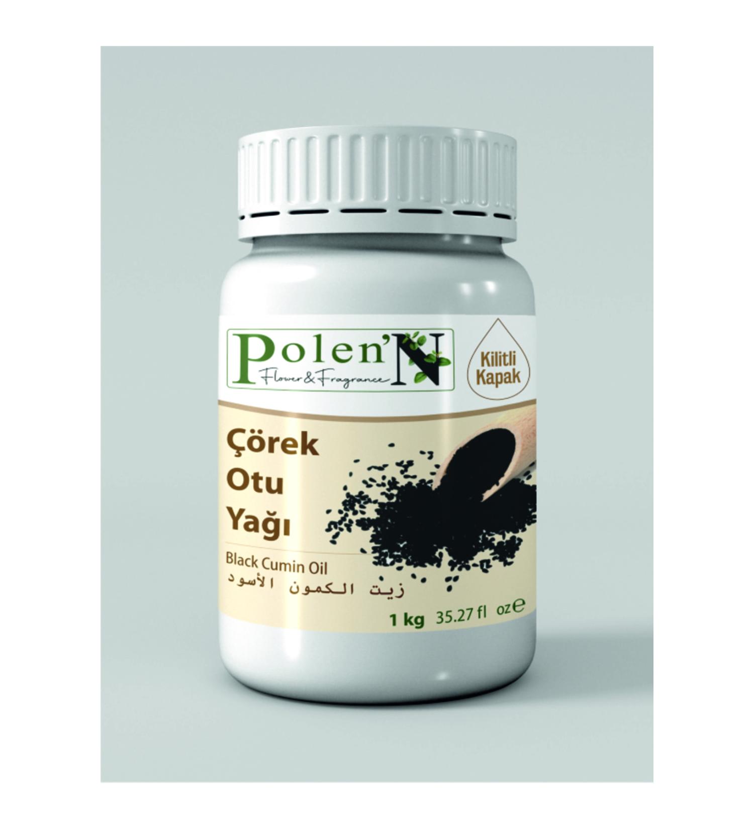 pollen'n flower&fragrance Black Cumin Oil 1 kg 1 lt Pure Raw Material