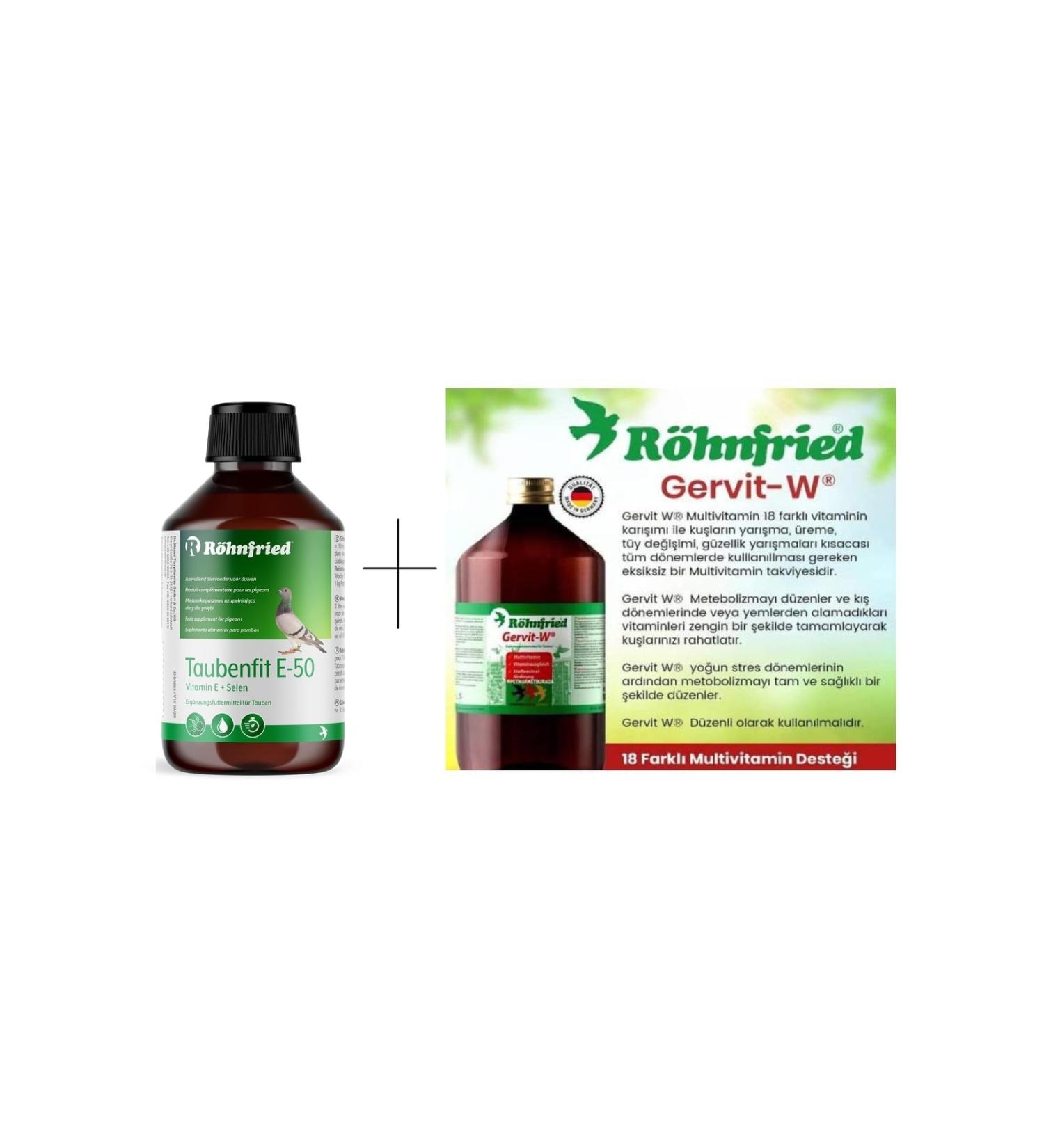 R hnfried Taubenfit E-50 (50ML) Gervit W (50ML) Double Product