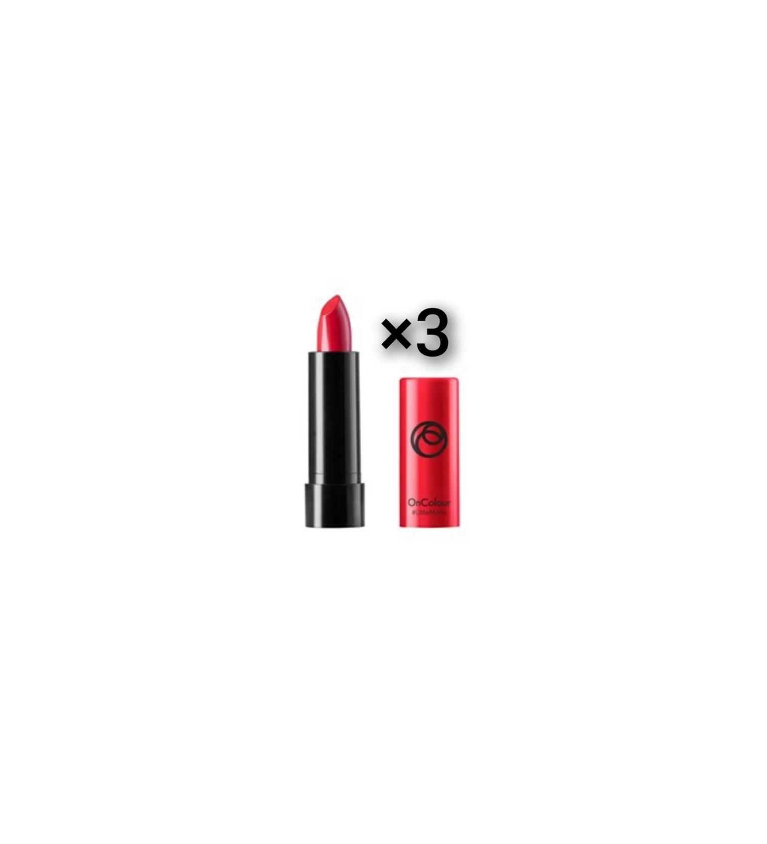 Oriflame Lipstick Haute Red 3 Pieces