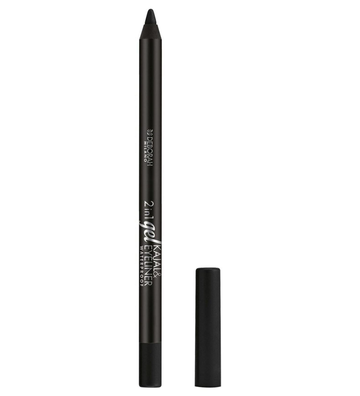 Deborah 2in1 Gel Kajal & Eyeliner Pencil Eye Pencil 01 Black