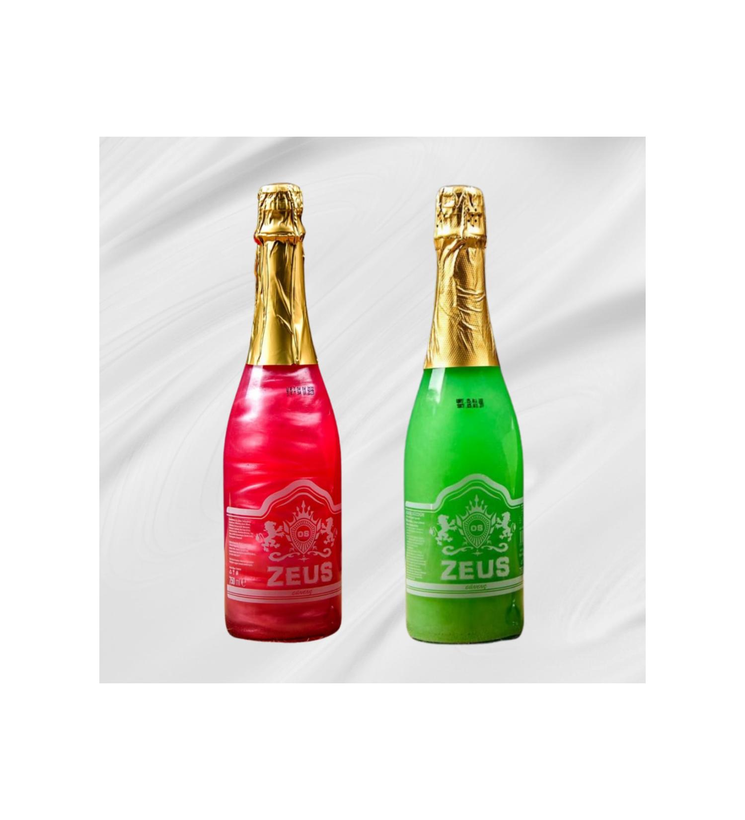 OS ZEUS Non-Alcoholic Carbonated Drink Red and Green