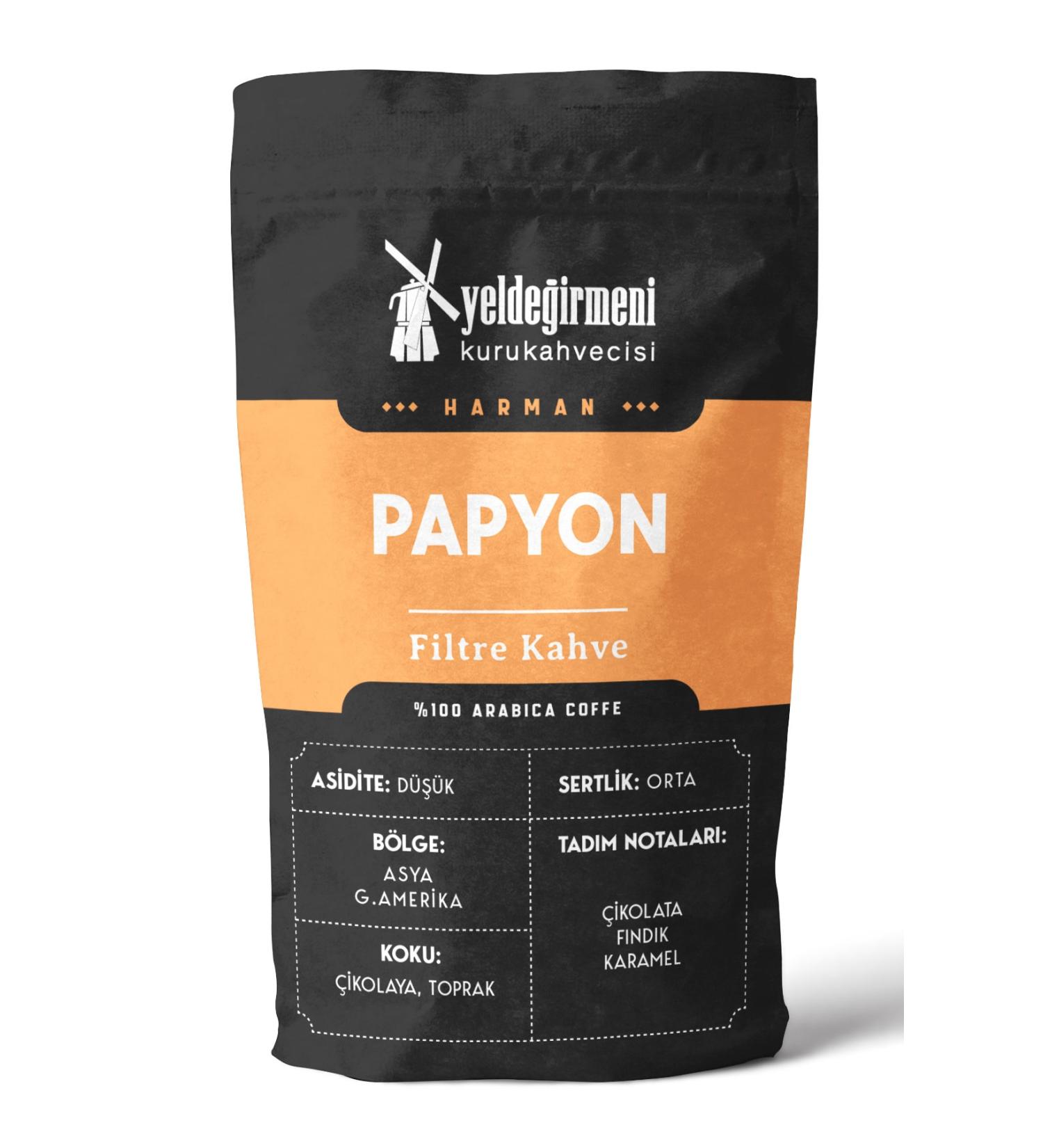 Yelde irmeni Kurukahvecisi Papyon Filter Coffee 500 gr