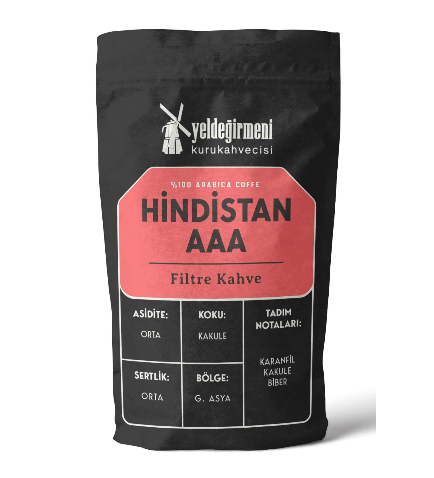 Yelde irmeni Kurukahvecisi India Aaa Filter Coffee 250 gr