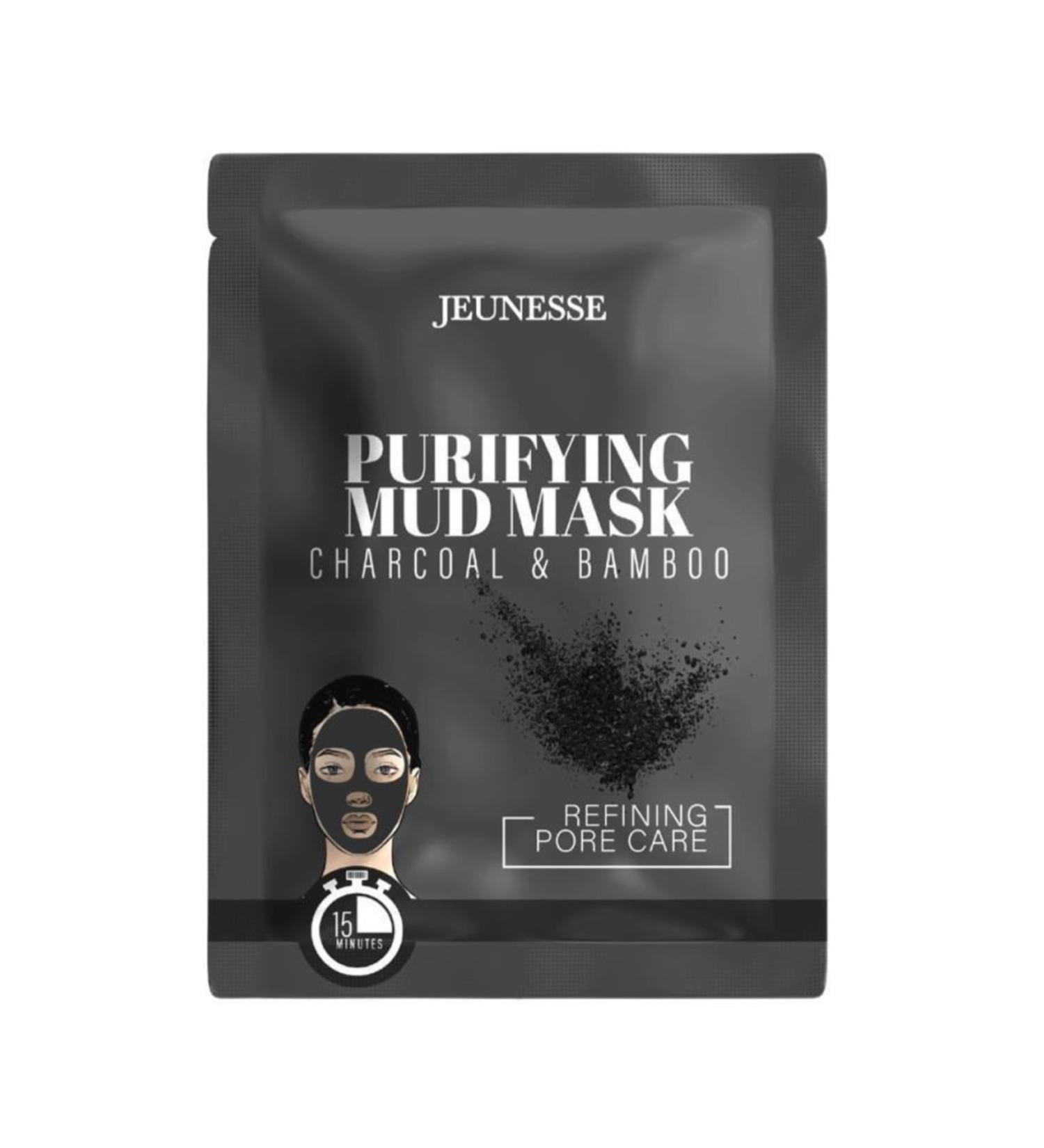Jeunesse Purifying Mud Mask Bamboo&Charcoal 15 gr Face Mask