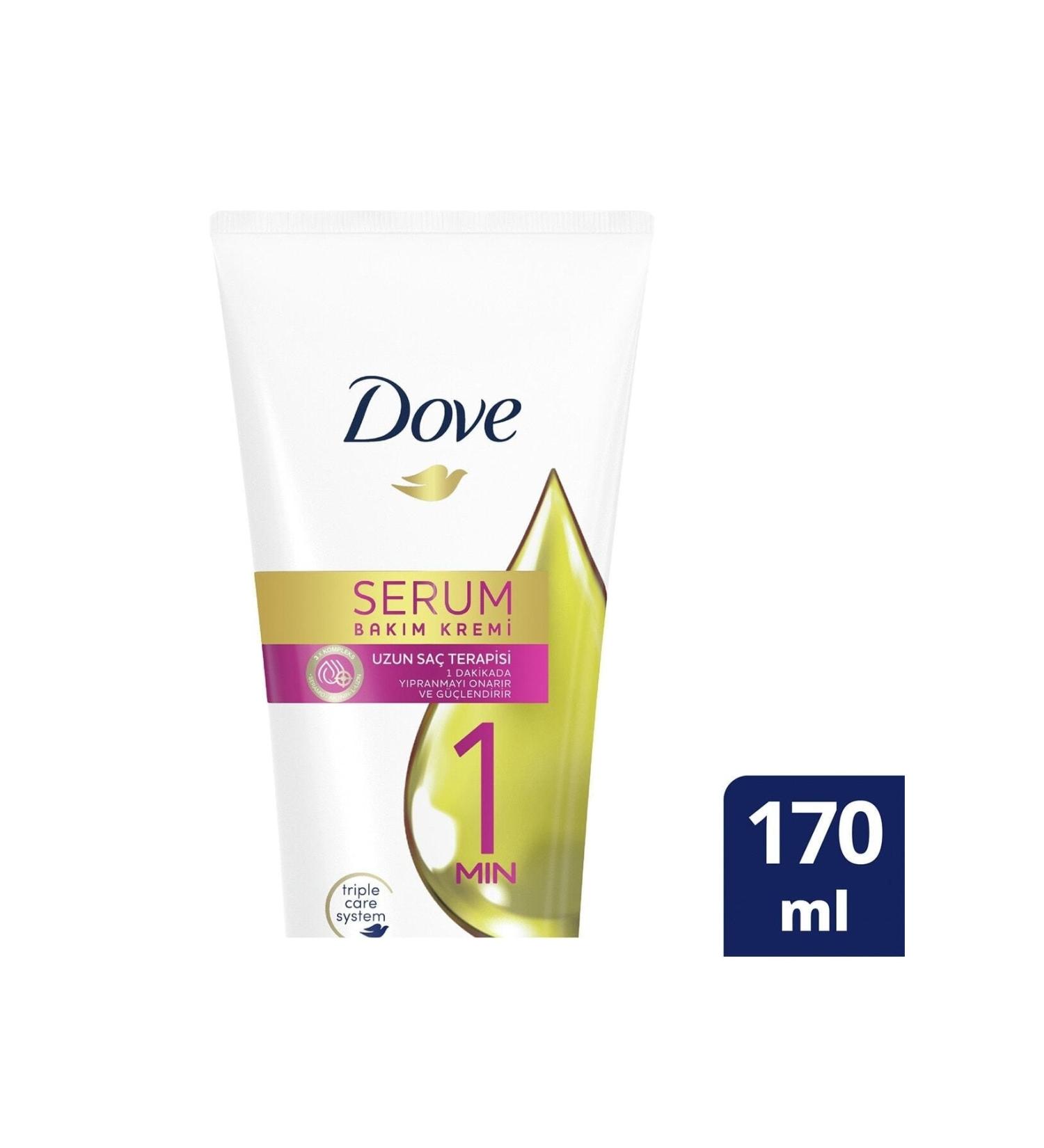 Dove 1 Minute Serum Hair Care Conditioner Long Hair Therapy 170 Ml