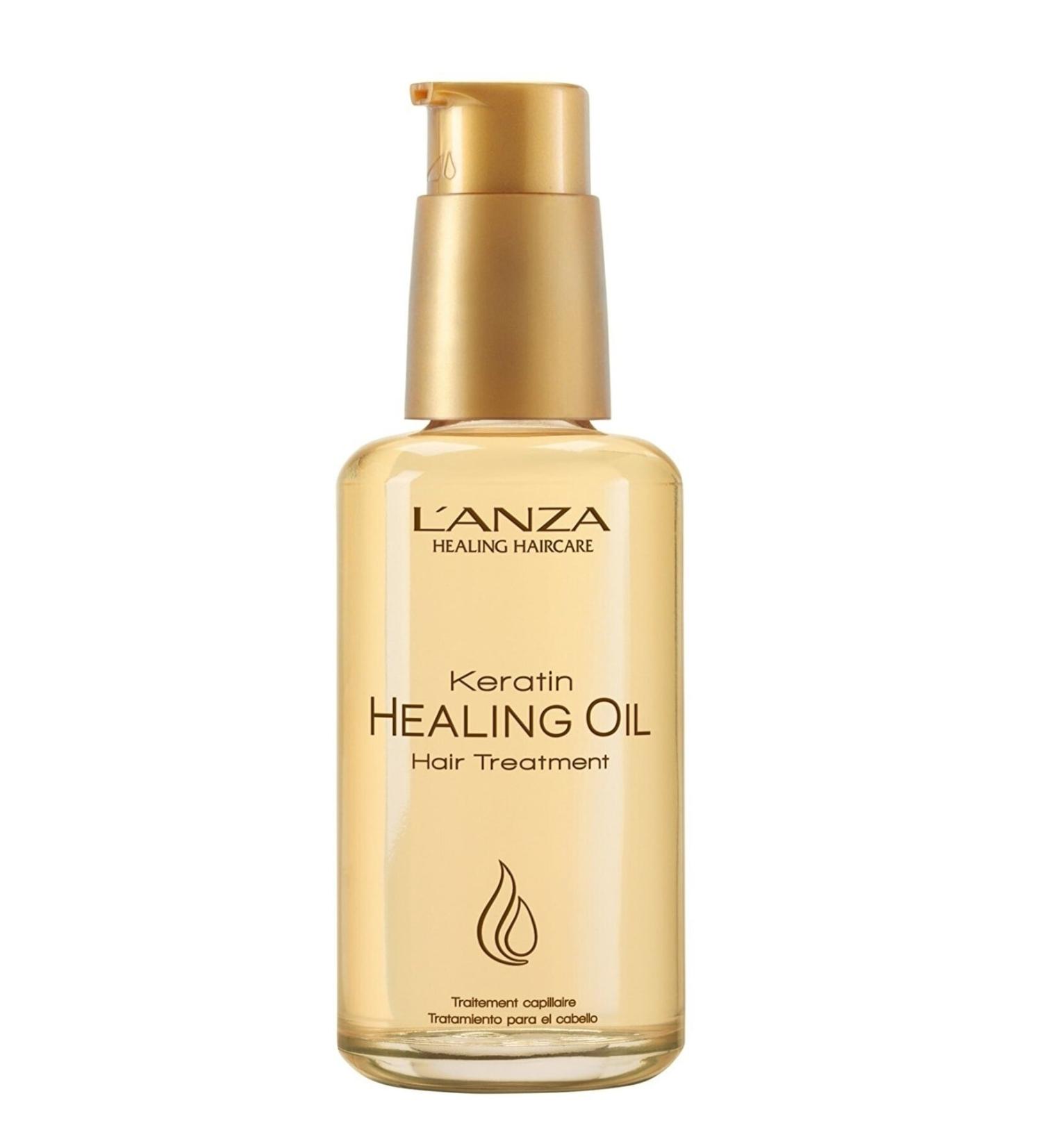 L'anza Keratin Supported Professional Hair Care Oil Restoring Elasticity and Shine