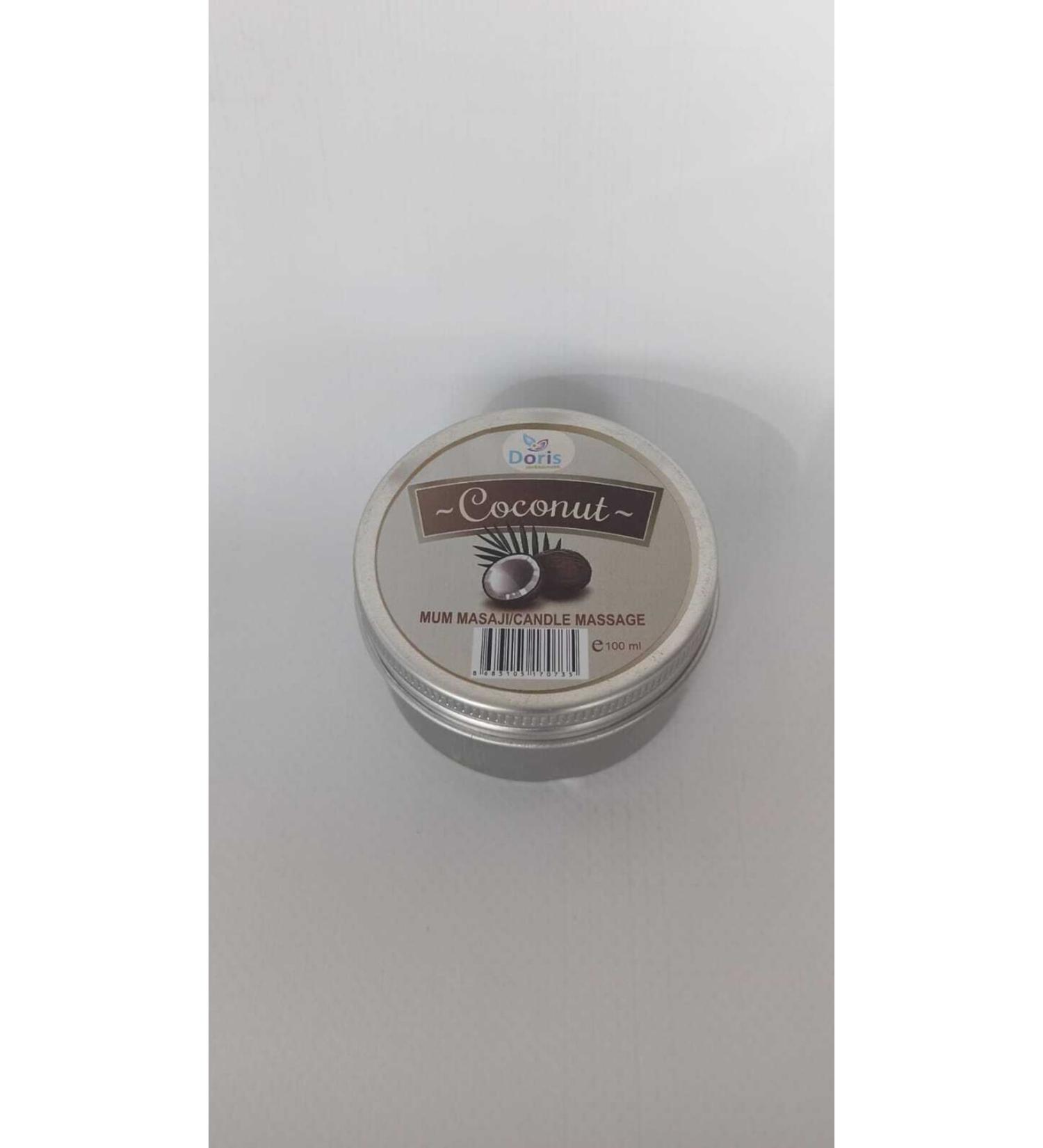 Doris Spa Candle Massage & Body Care Oil 100 Ml. Coconut