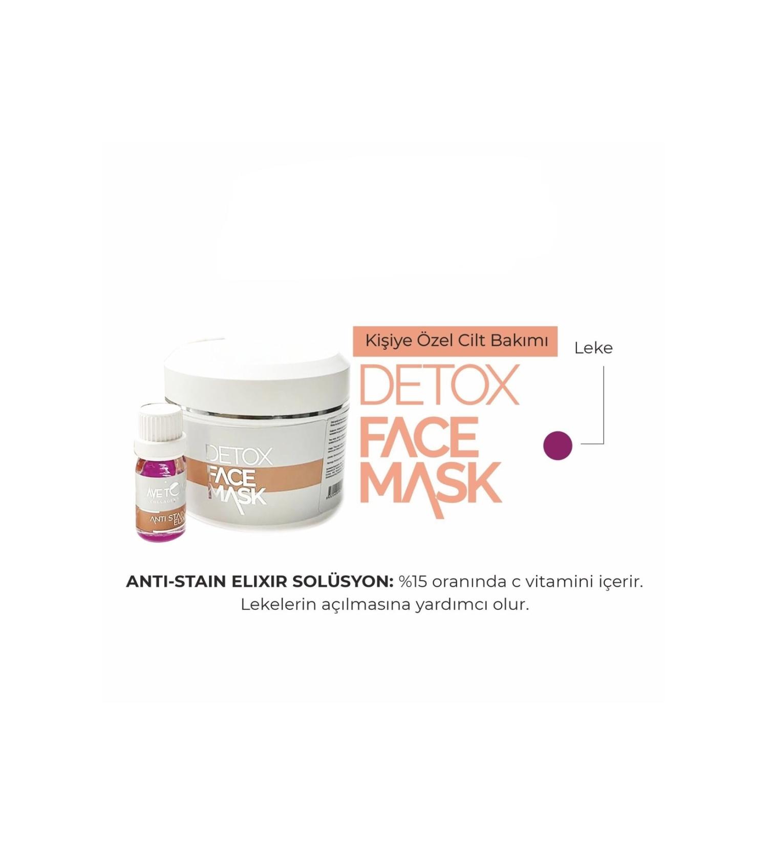 AVE TOUCH Detox Face Mask & Anti-stain Elixir Solution - Anti-Stain Face Care Mask
