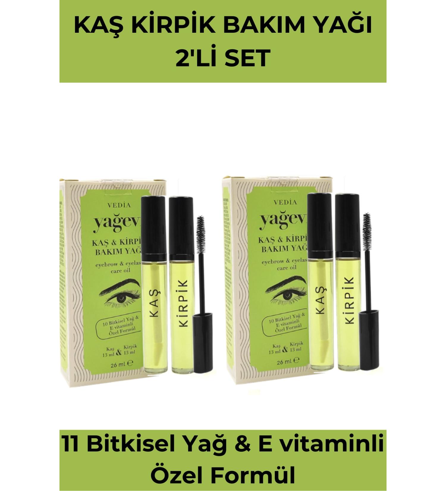 Ya evi Eyebrow Eyelash Care Oil Set of 2