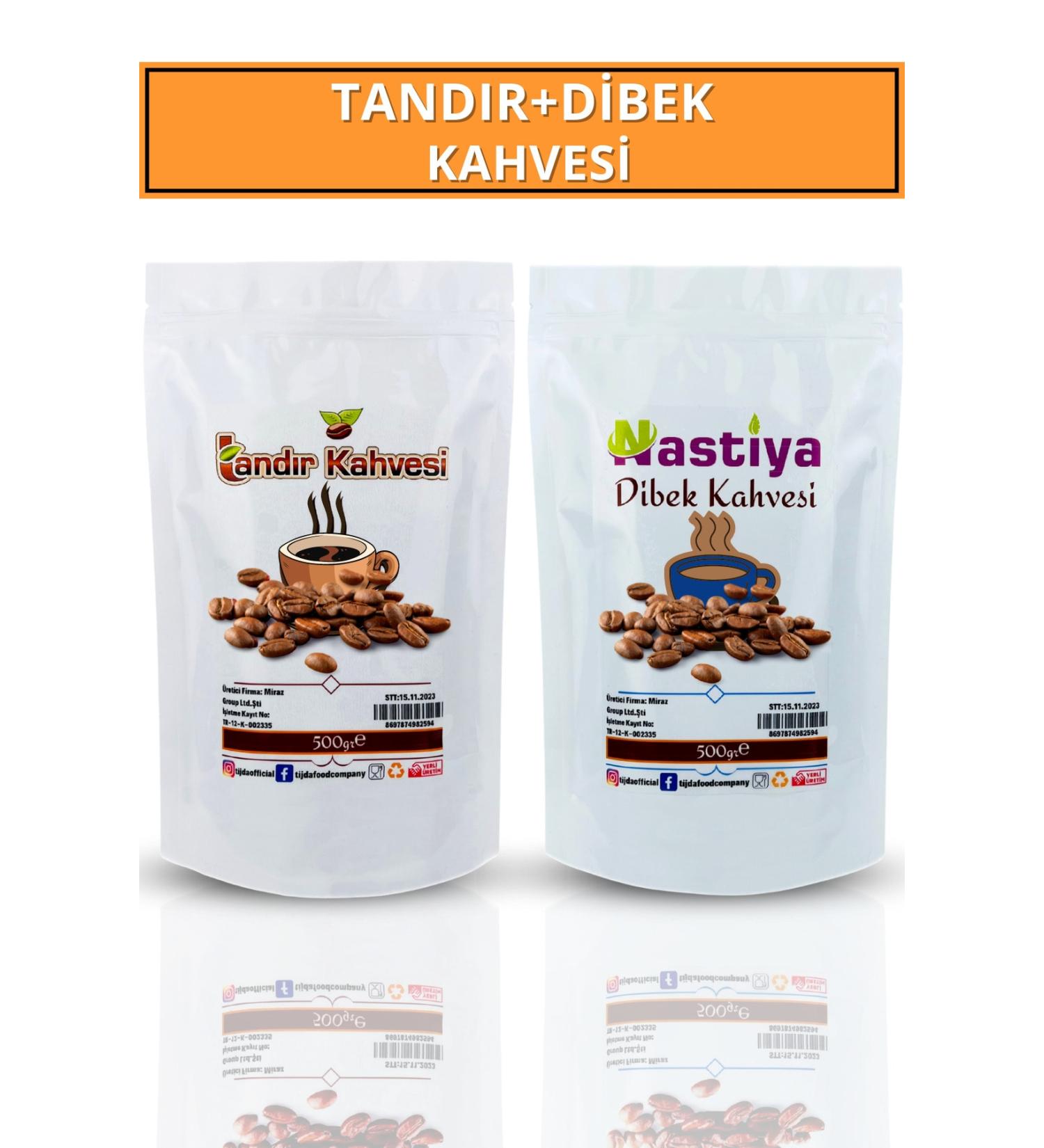 TIJDA Tandoori Coffee 500 gr + Dibek Coffee 500 gr 1000 gr
