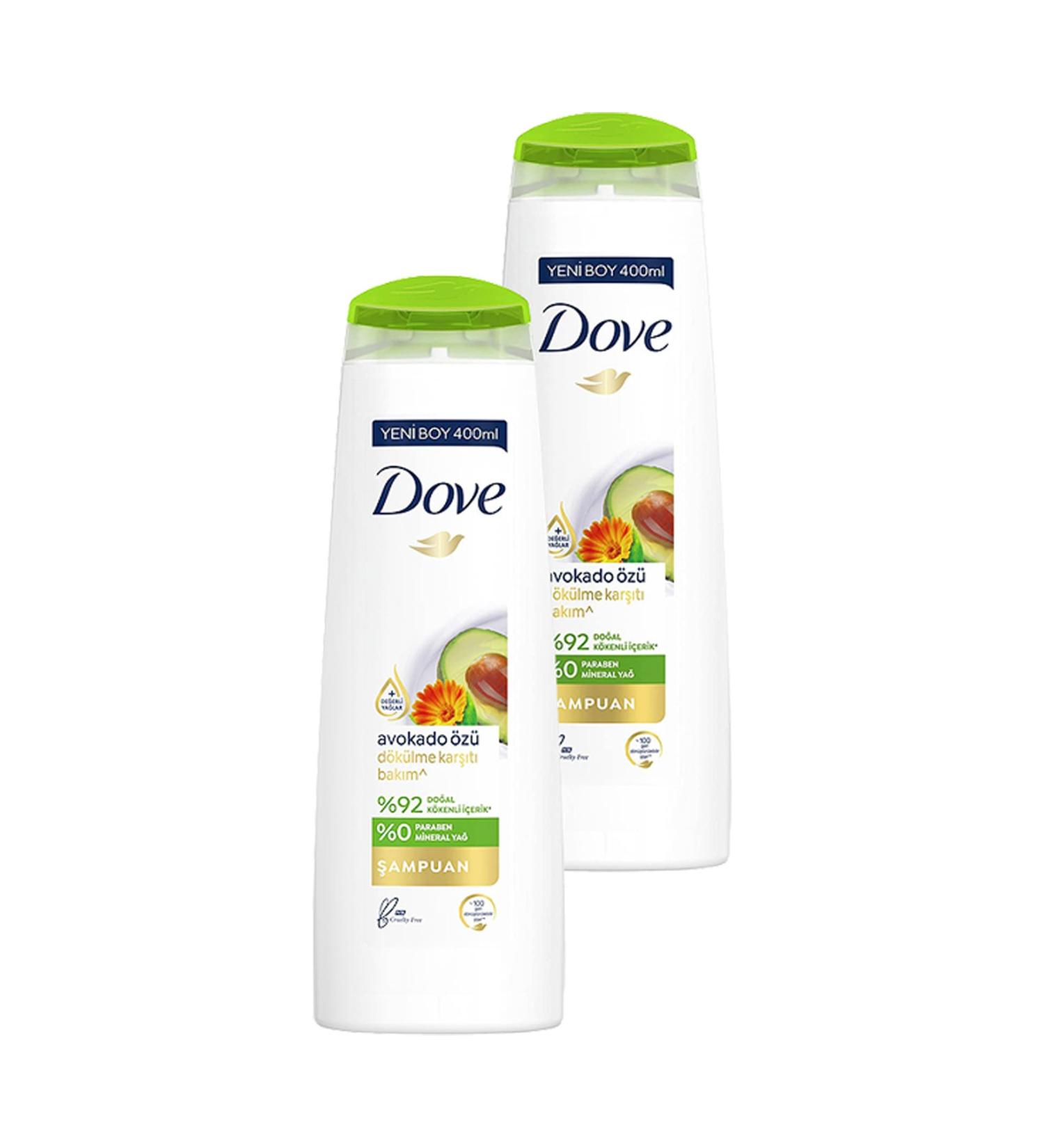 Dove Avocado Extract Anti-Hair Loss Care 800 Ml (400 Ml X 2)