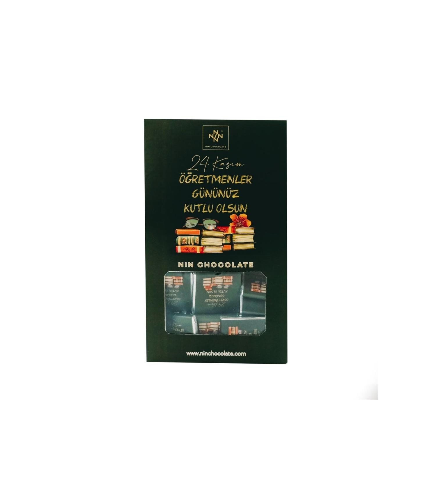 Nin Chocolate Teachers' Day Green Box Madlen Chocolate 50 Pieces